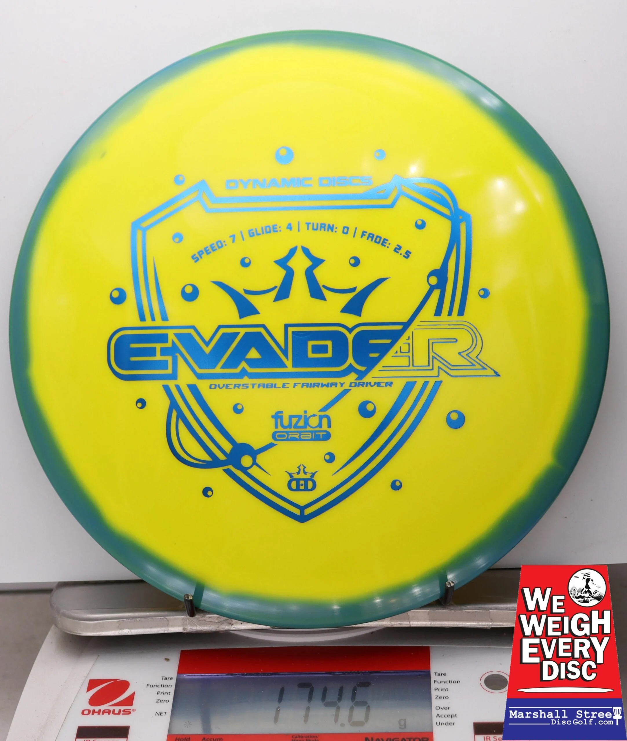 040313 Fuzion Orbit Evader - #02 Teal-Yellow, 175