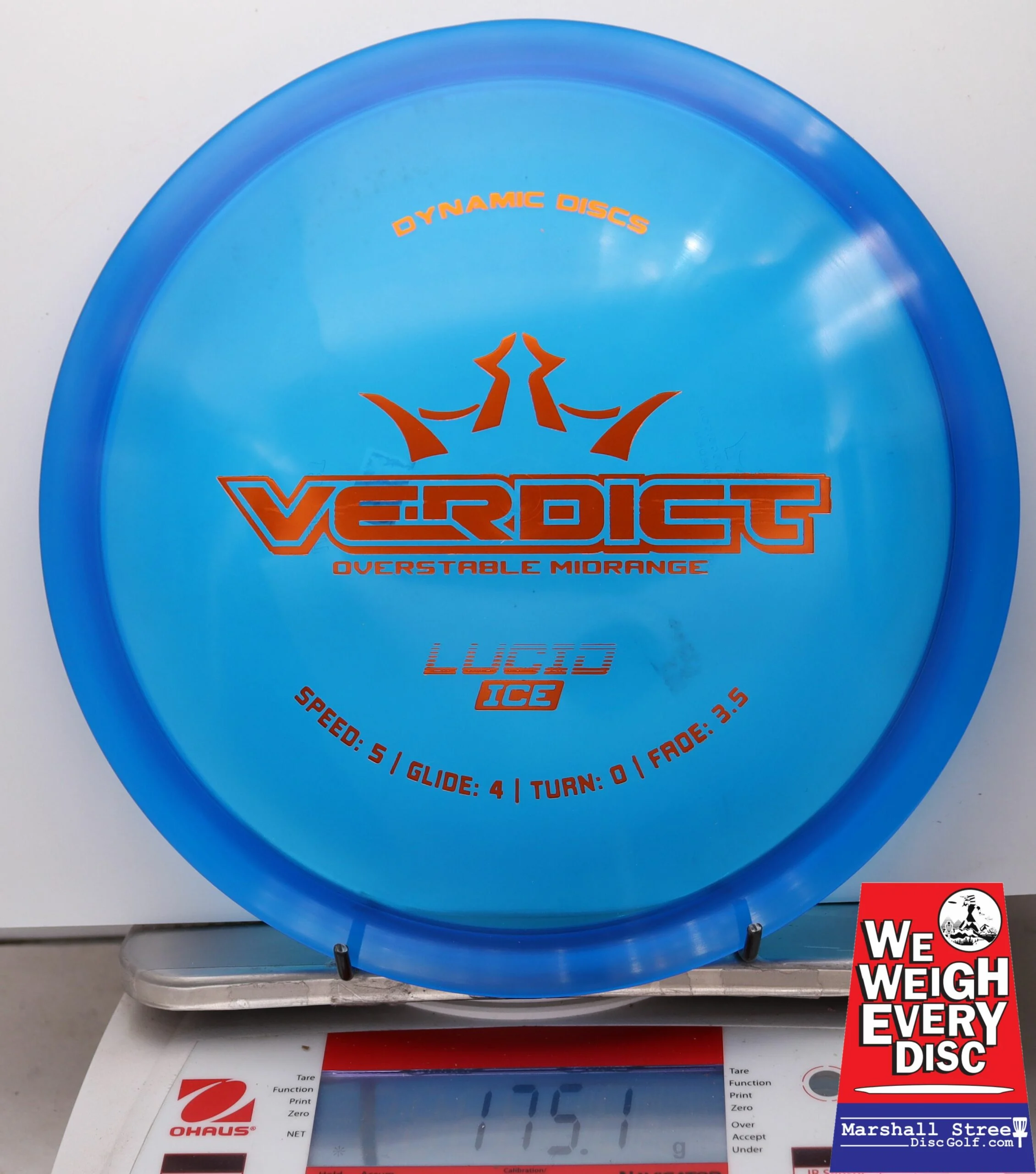 040358 Lucid Ice Verdict - #16 Blue, 175