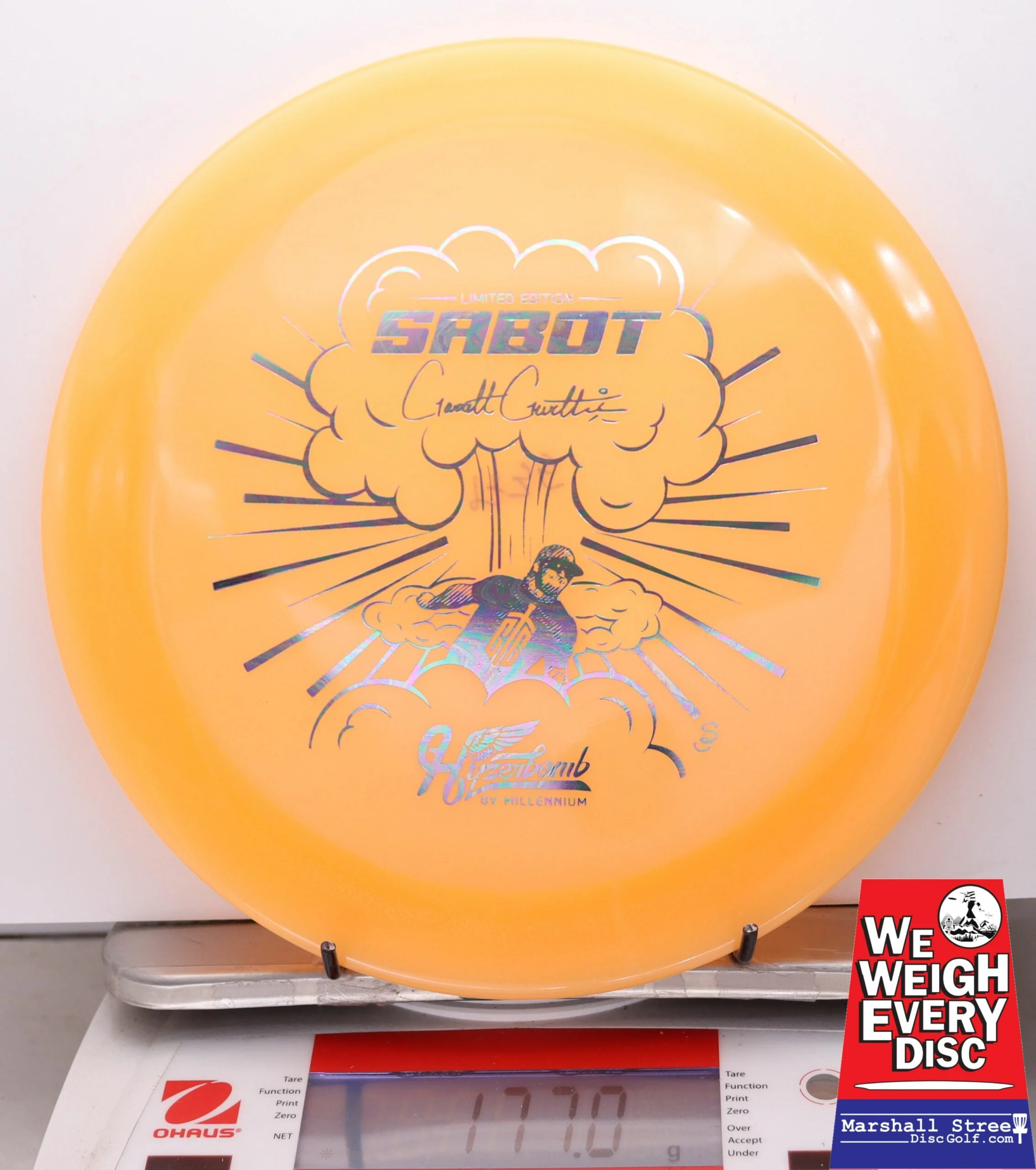 046178 Recon Color Lunar Sabot, Garret Gurthie - 1st Run - #35 Orange, 177
