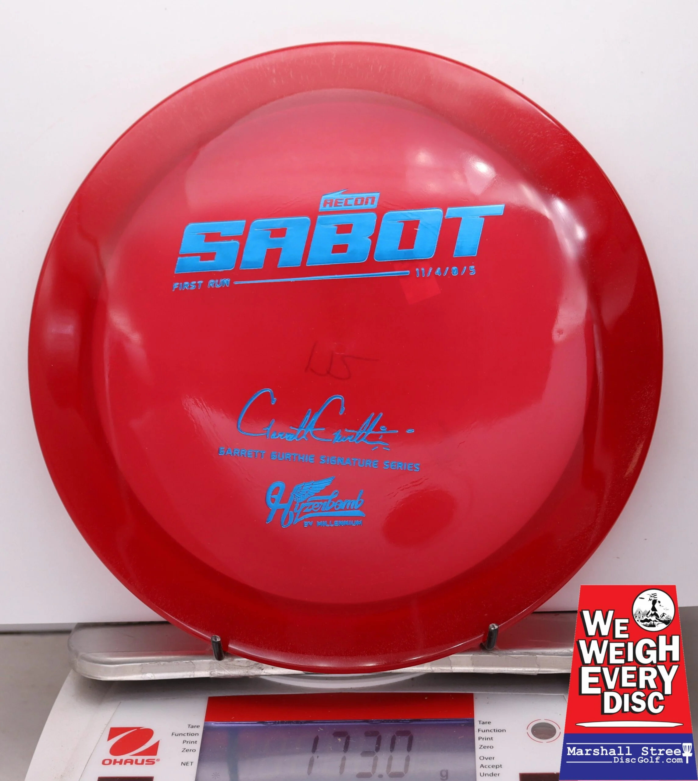 046637 Recon Sabot, Garret Gurthie - 1st Run - #11 DarkRed, 173