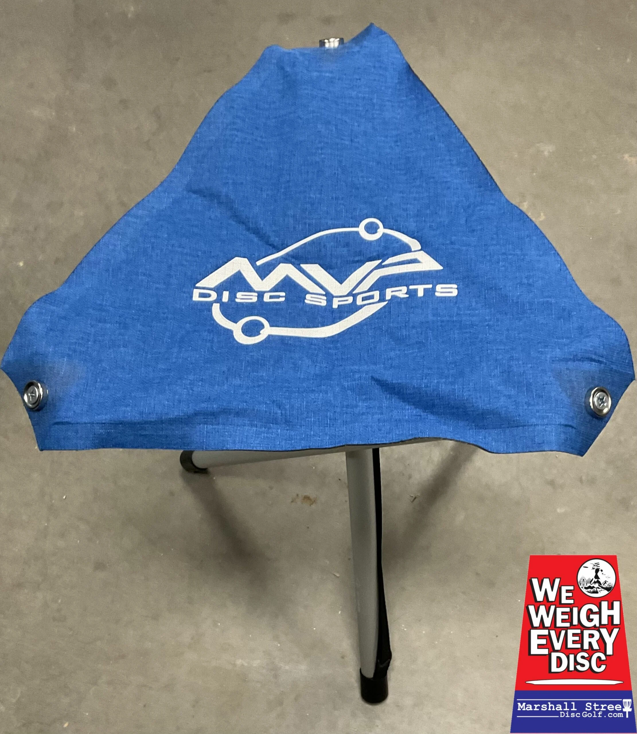 048436 MVP Large Tri-Pod Stool - Heather Blue