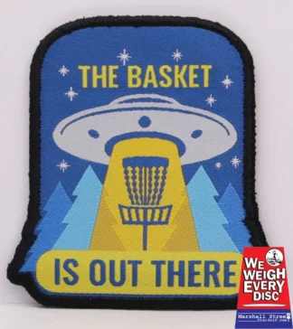 The Basket Is Out There Disc Golf Patch