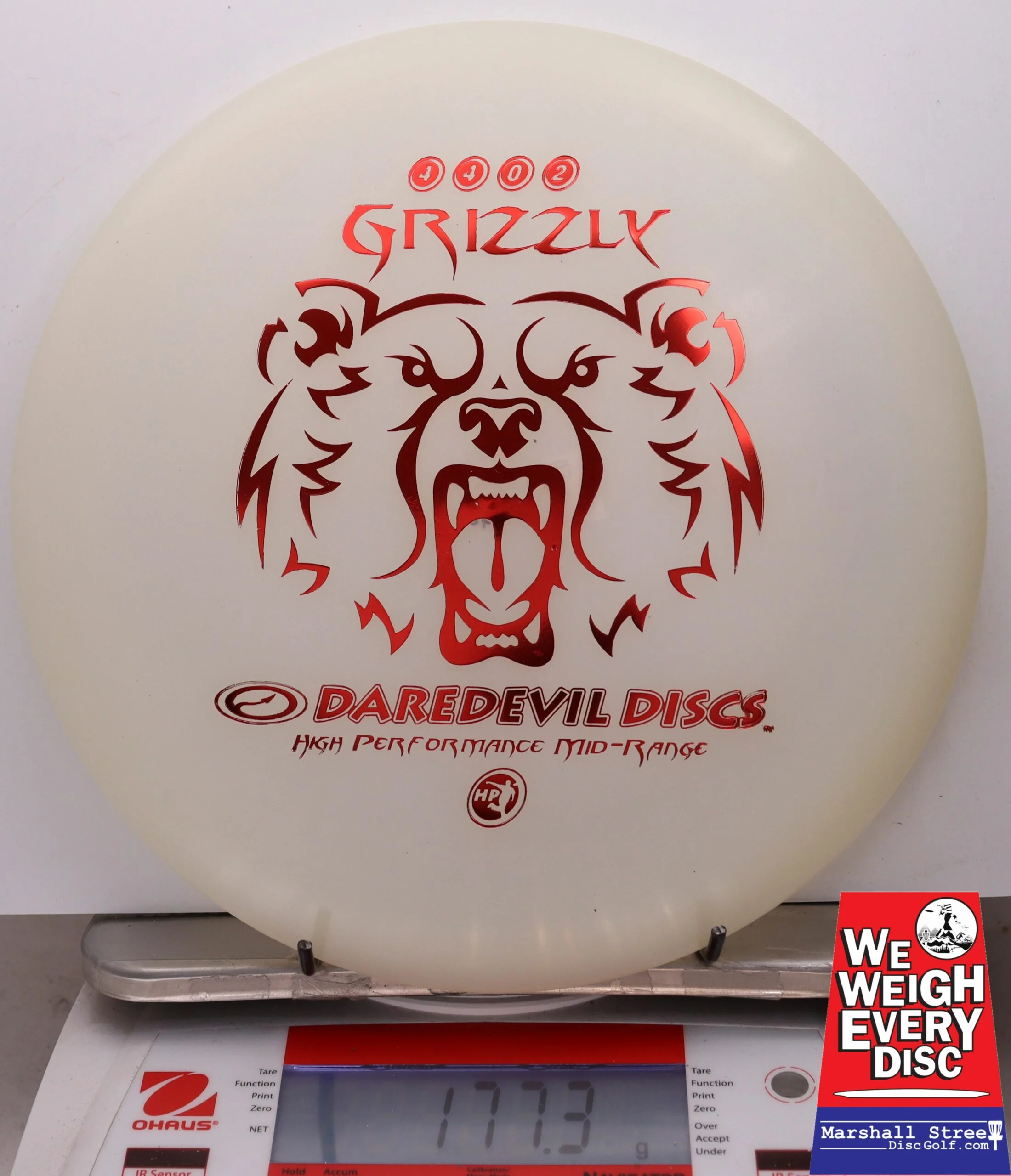 053833 Grizzly - #50 ClearWhite, 177