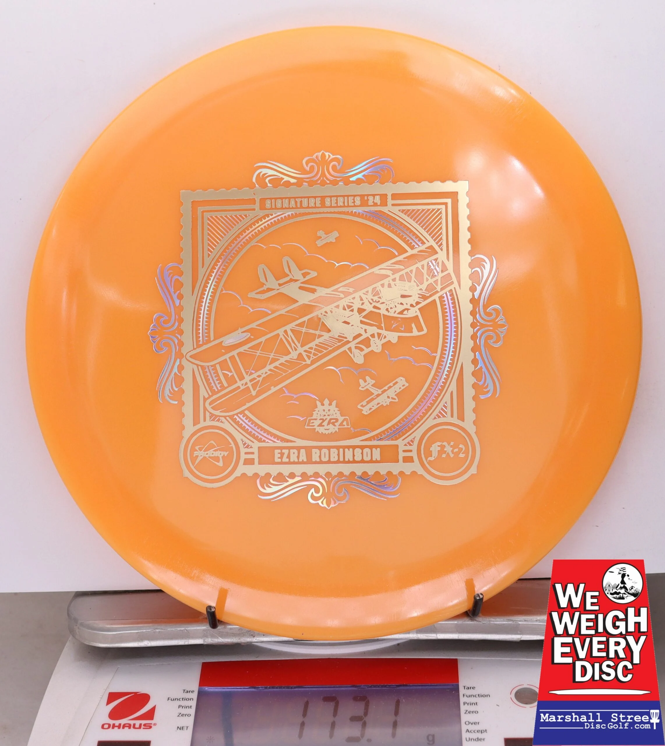 063806 Prodigy FX-2, 400 Color Glow ~ Ezra Robinson '24 Signature Series - #14 OrangeGlow, 173