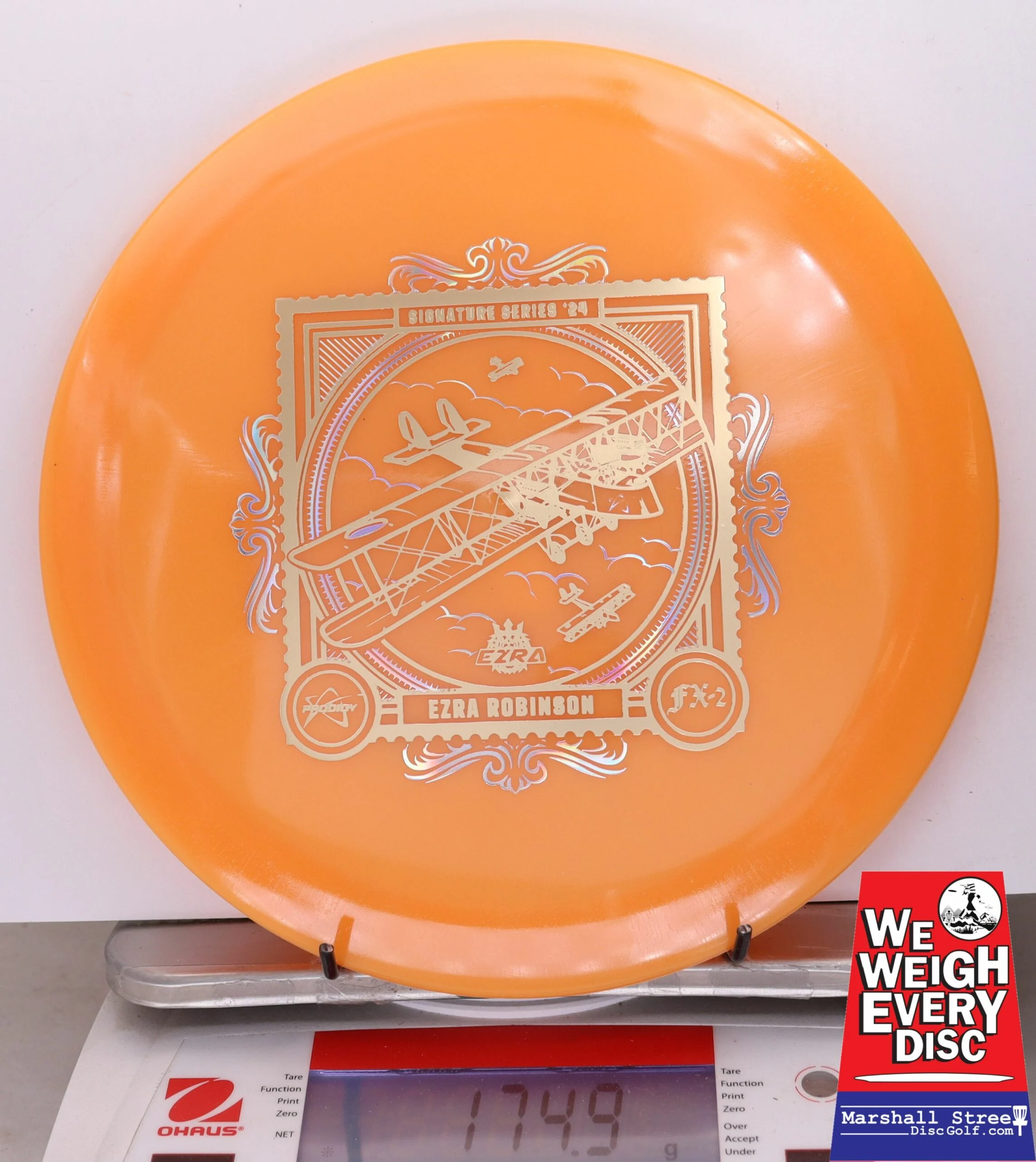 063809 Prodigy FX-2, 400 Color Glow ~ Ezra Robinson '24 Signature Series - #17 OrangeGlow, 175
