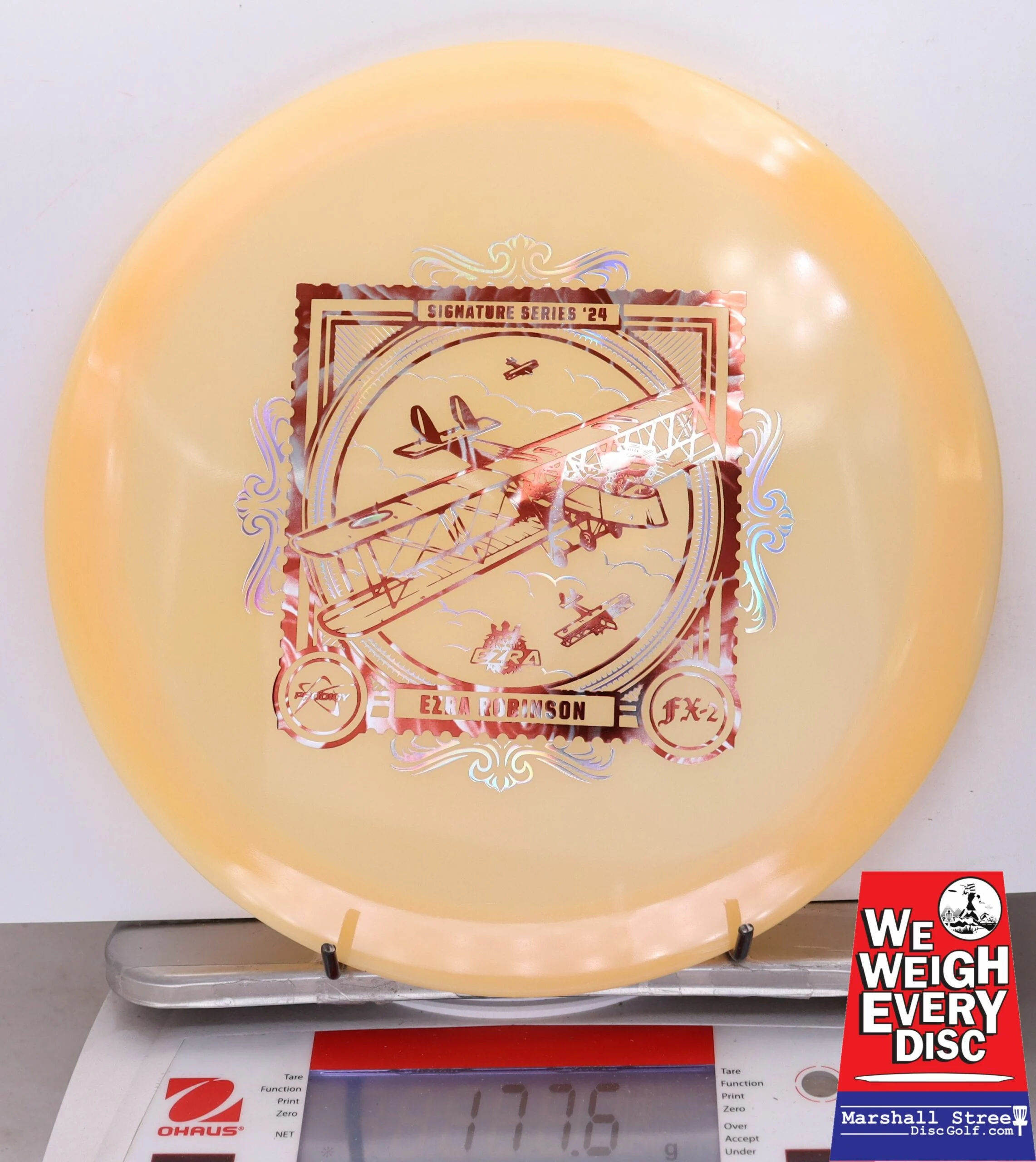 063812 Prodigy FX-2, 400 Color Glow ~ Ezra Robinson '24 Signature Series - #20 LtOrangeGlow, 178