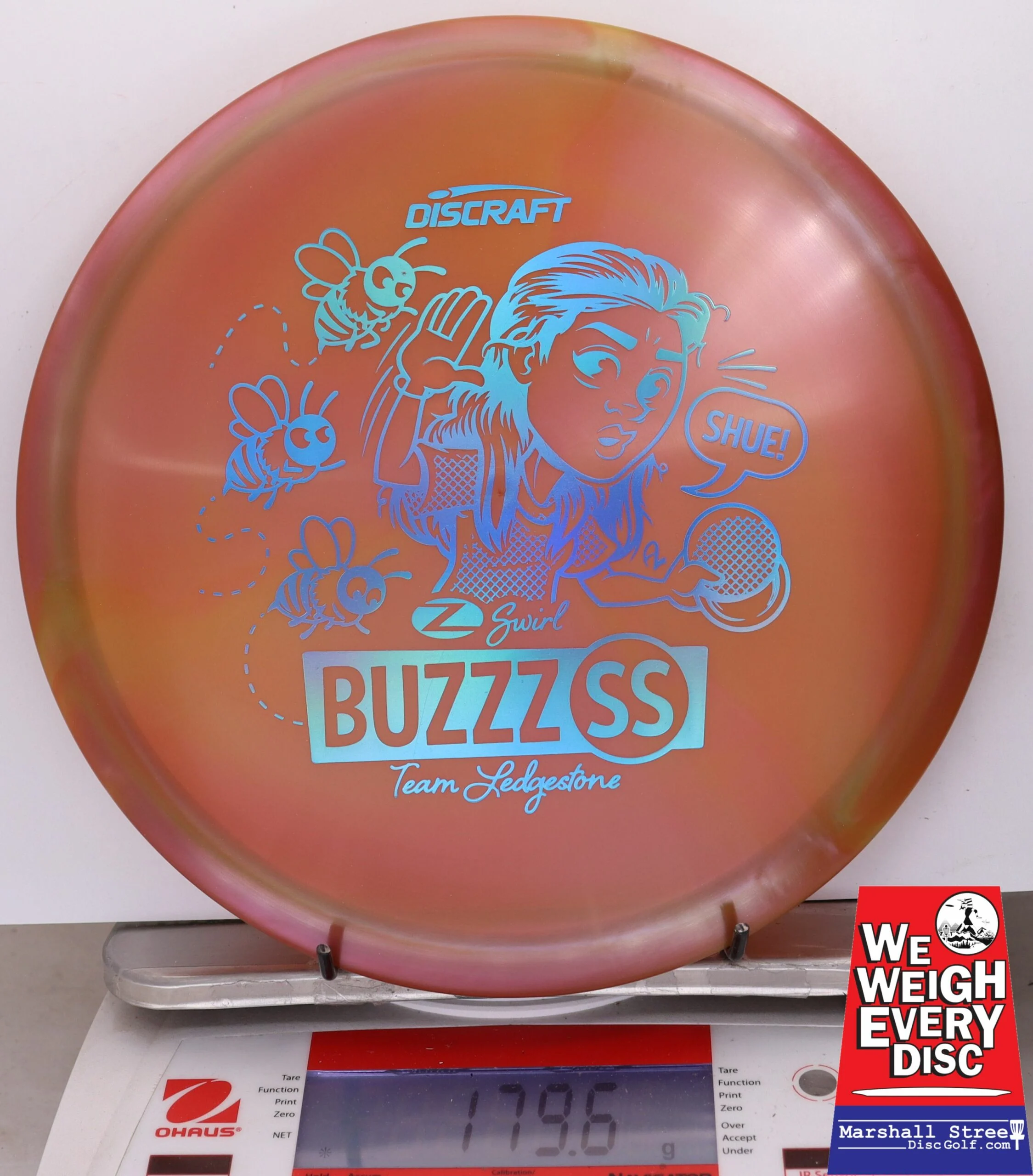 064796 Z Swirl Buzzz SS, Paige Shue LE '24 - #09 Redish, 180