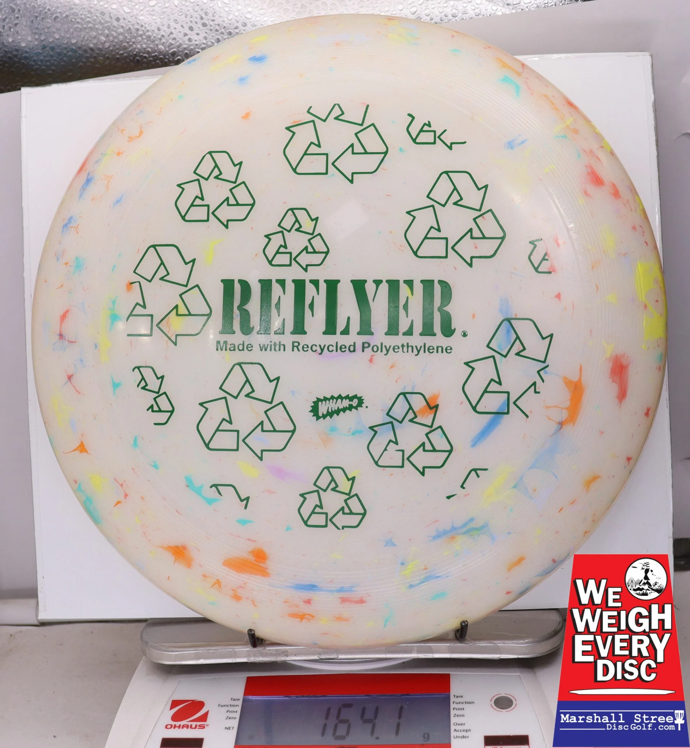065403 Wham-O UMAX Frisbee, Reflyer - #06 Marble, 164