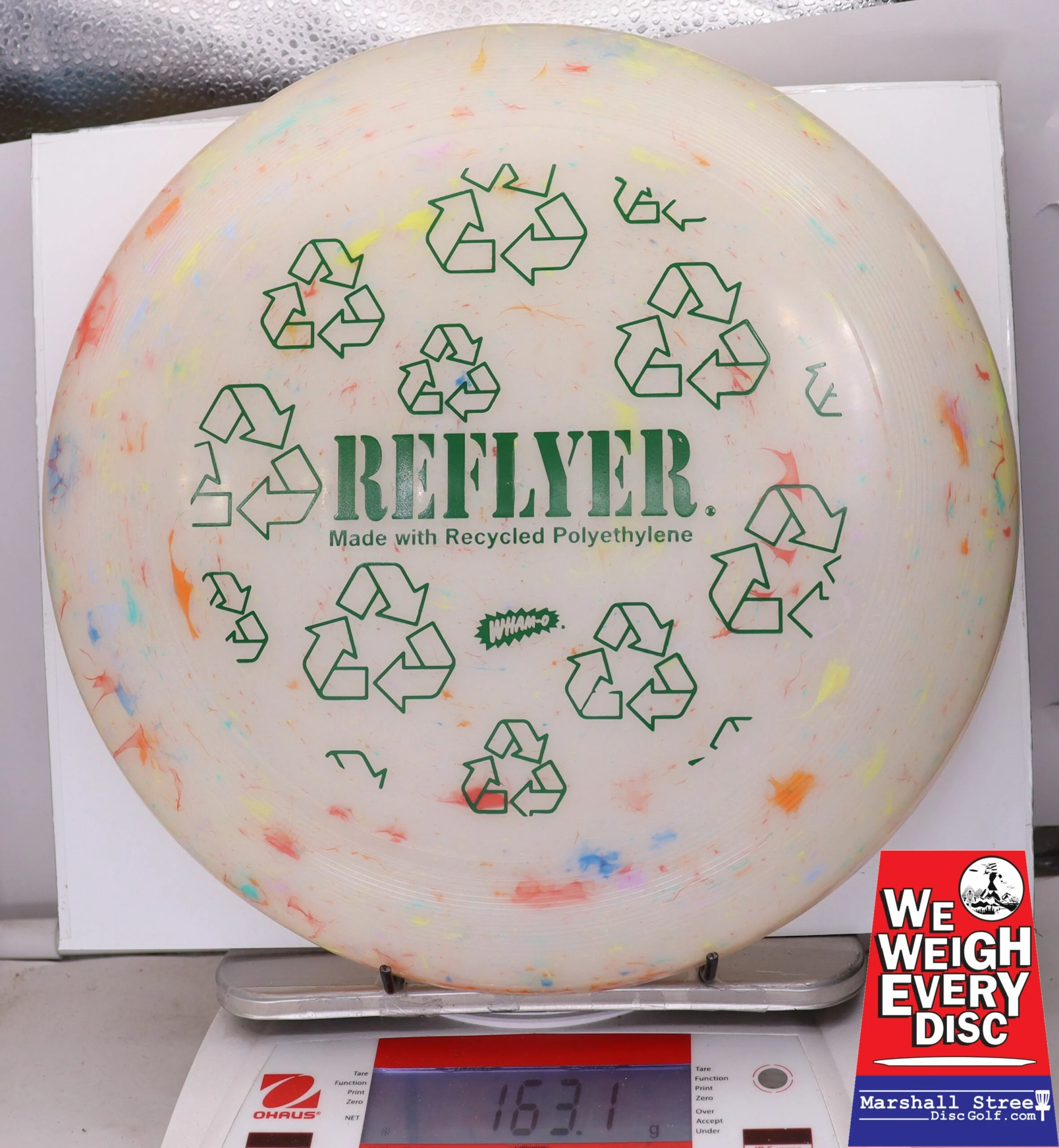 065405 Wham-O UMAX Frisbee, Reflyer - #08 Marble, 163
