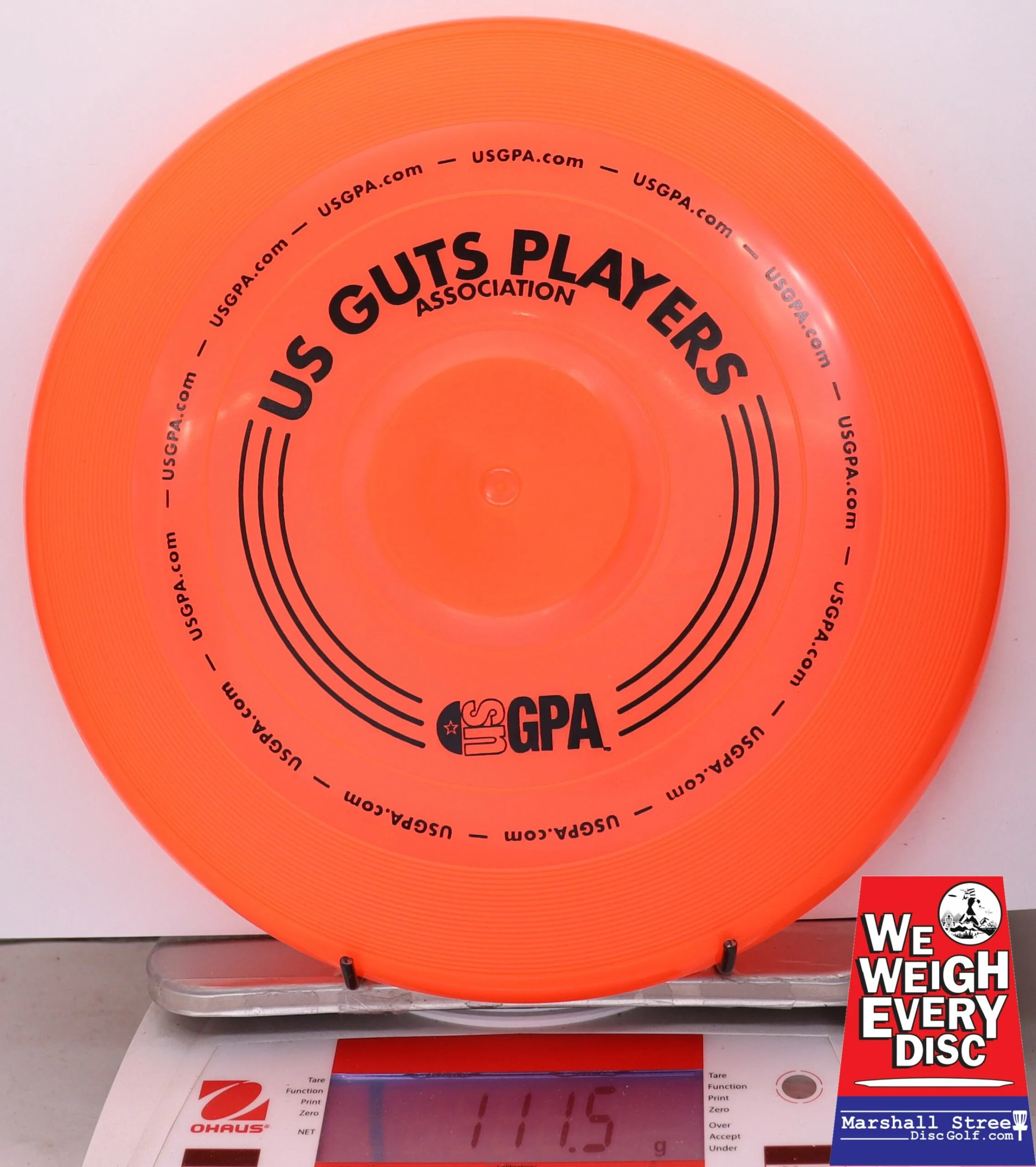 065475 Wham-O Guts Disc - #46 Orange, 112