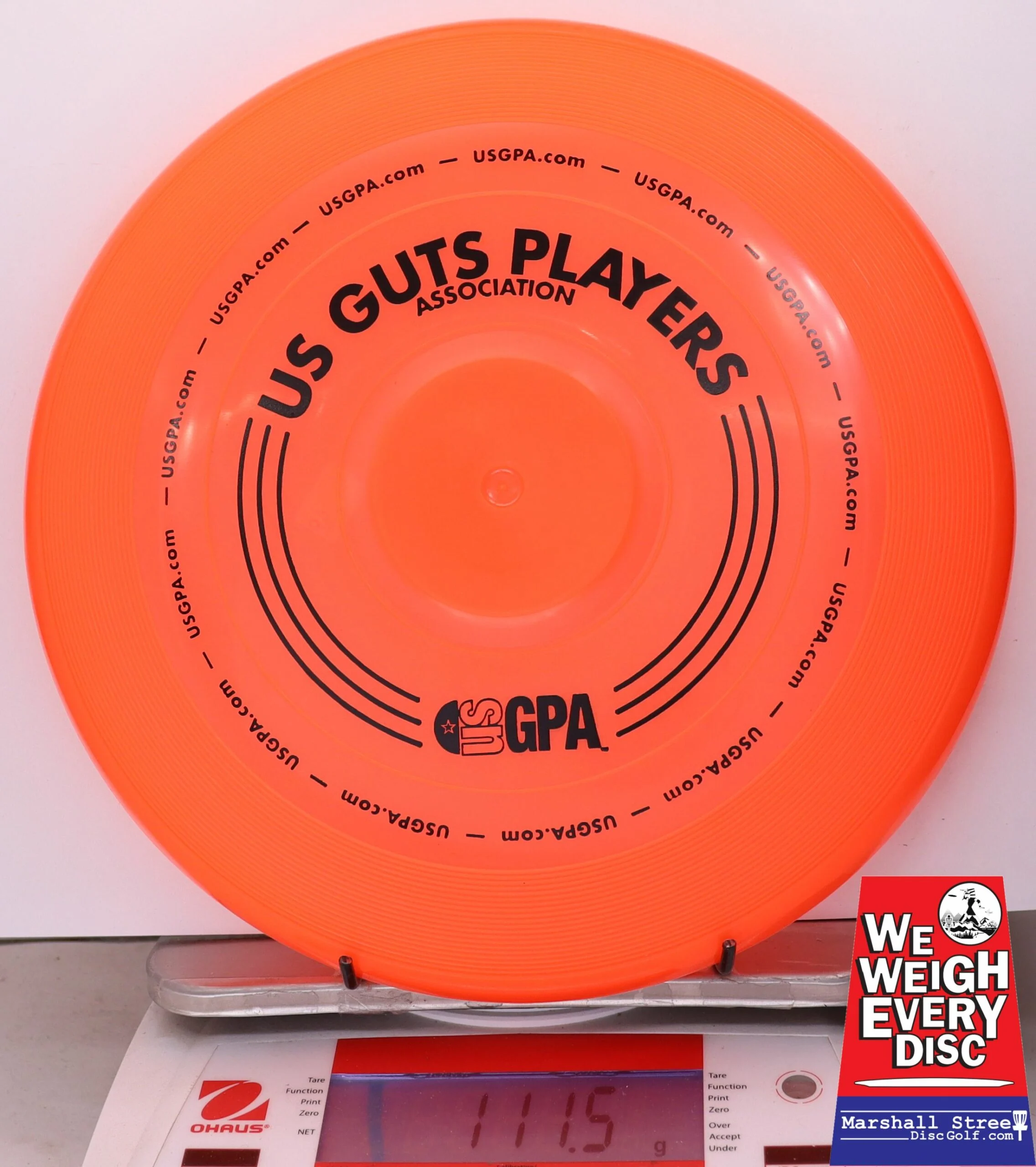 065478 Wham-O Guts Disc - #49 Orange, 112