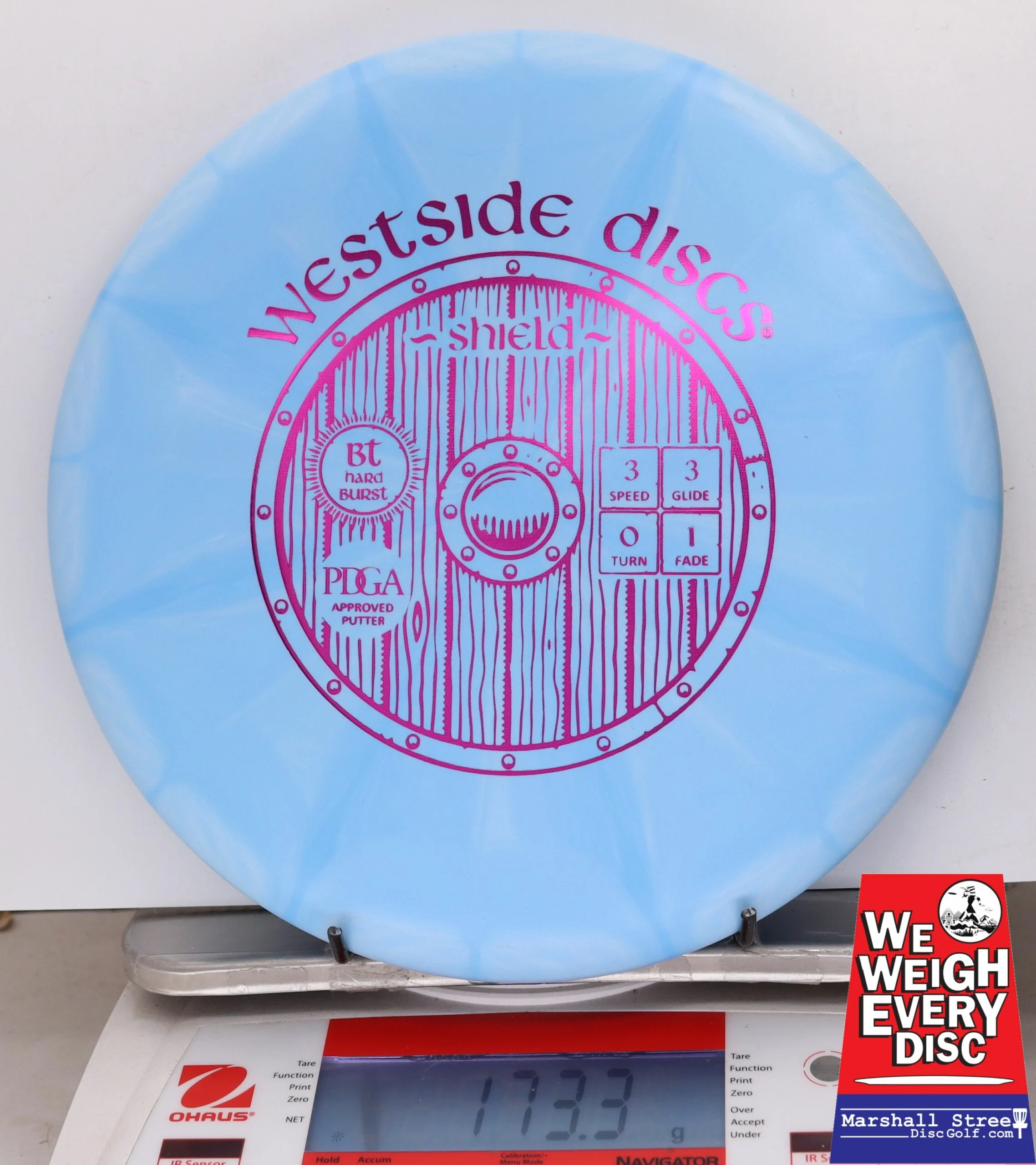 070567 Bt Hard Burst Shield - #01 LtBlue, 173