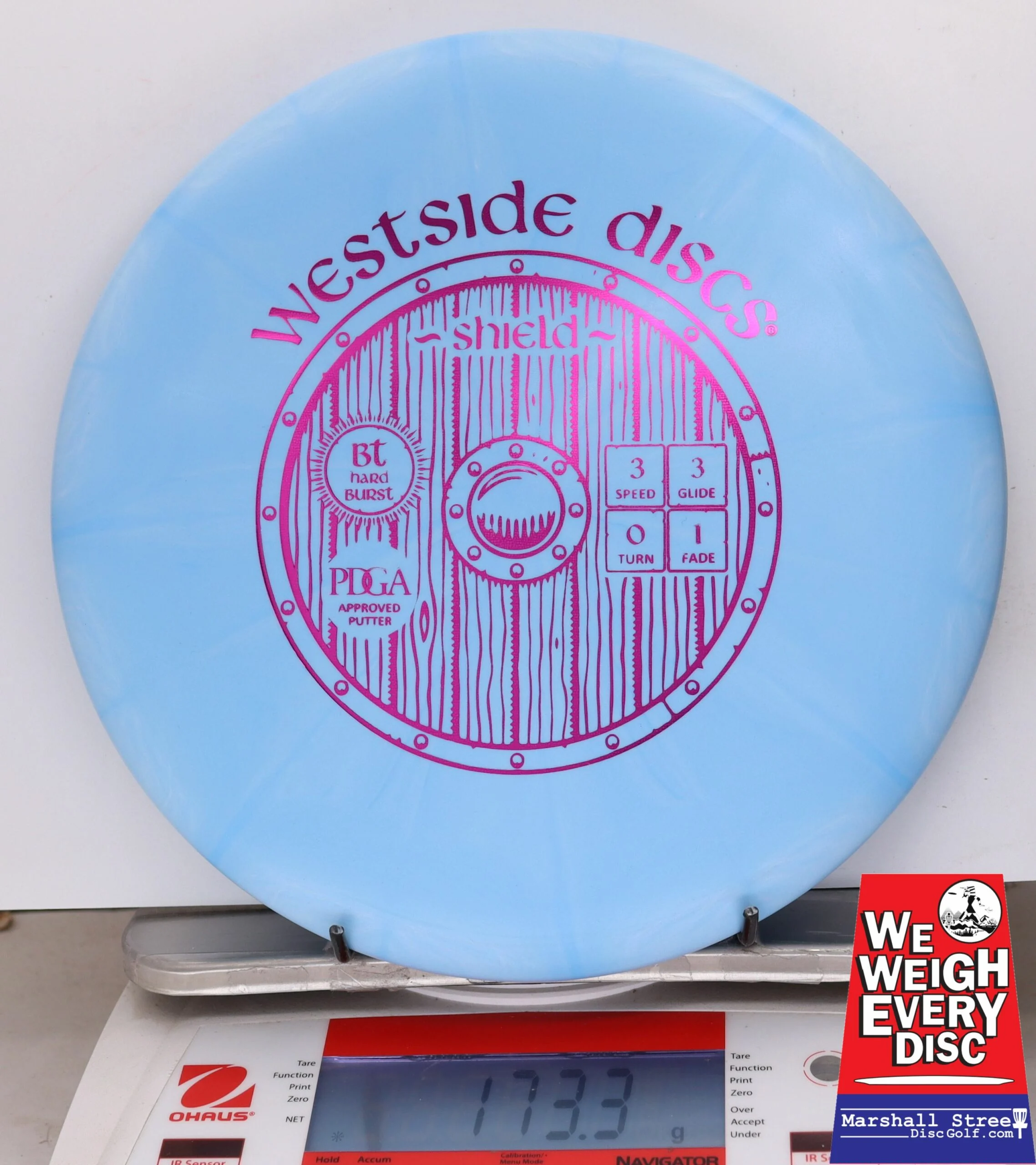 070569 Bt Hard Burst Shield - #03 LtBlue, 173