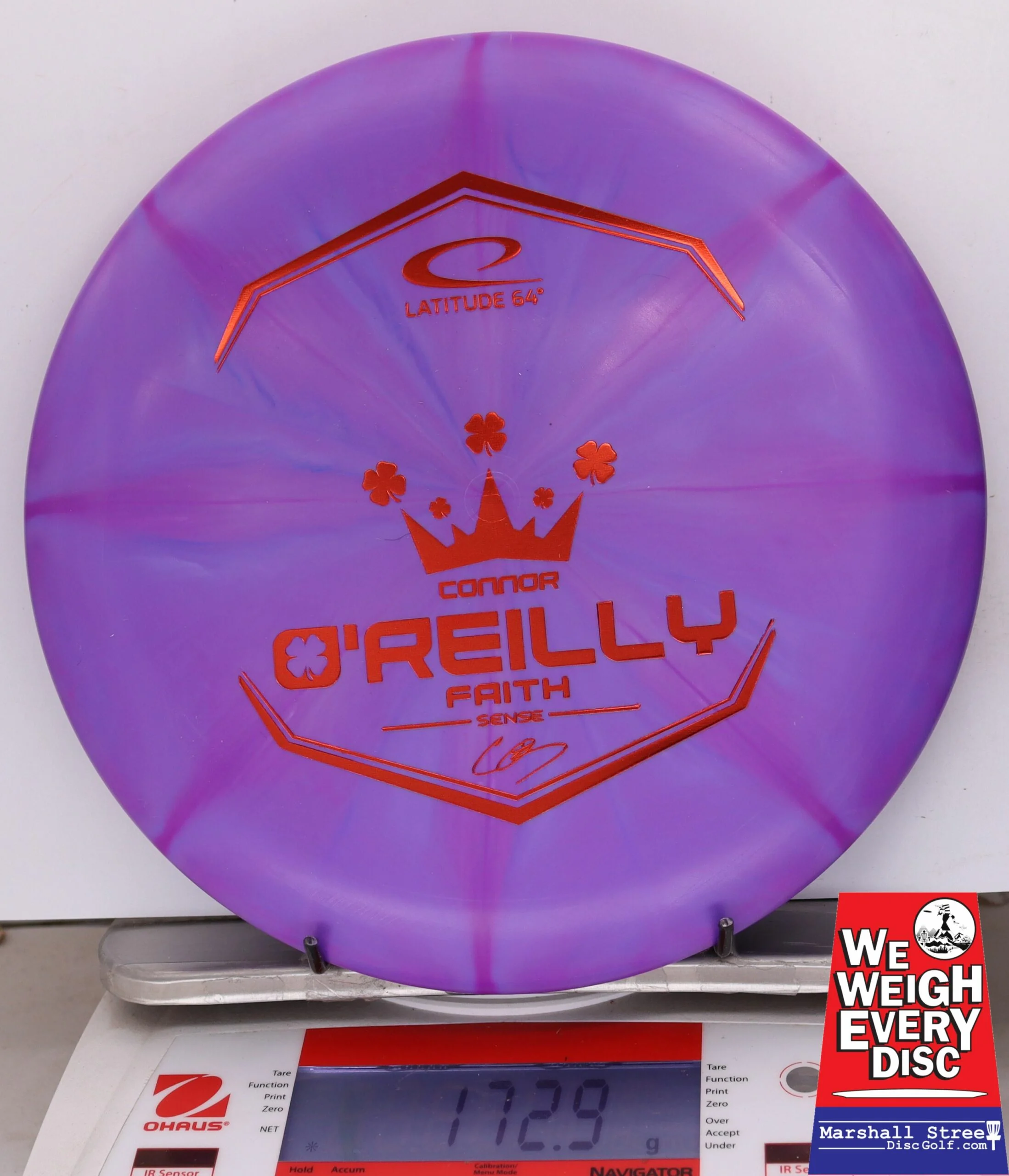 071314 Royal Sense Burst Faith, Connor O'Reilly - #34 Purple, 174