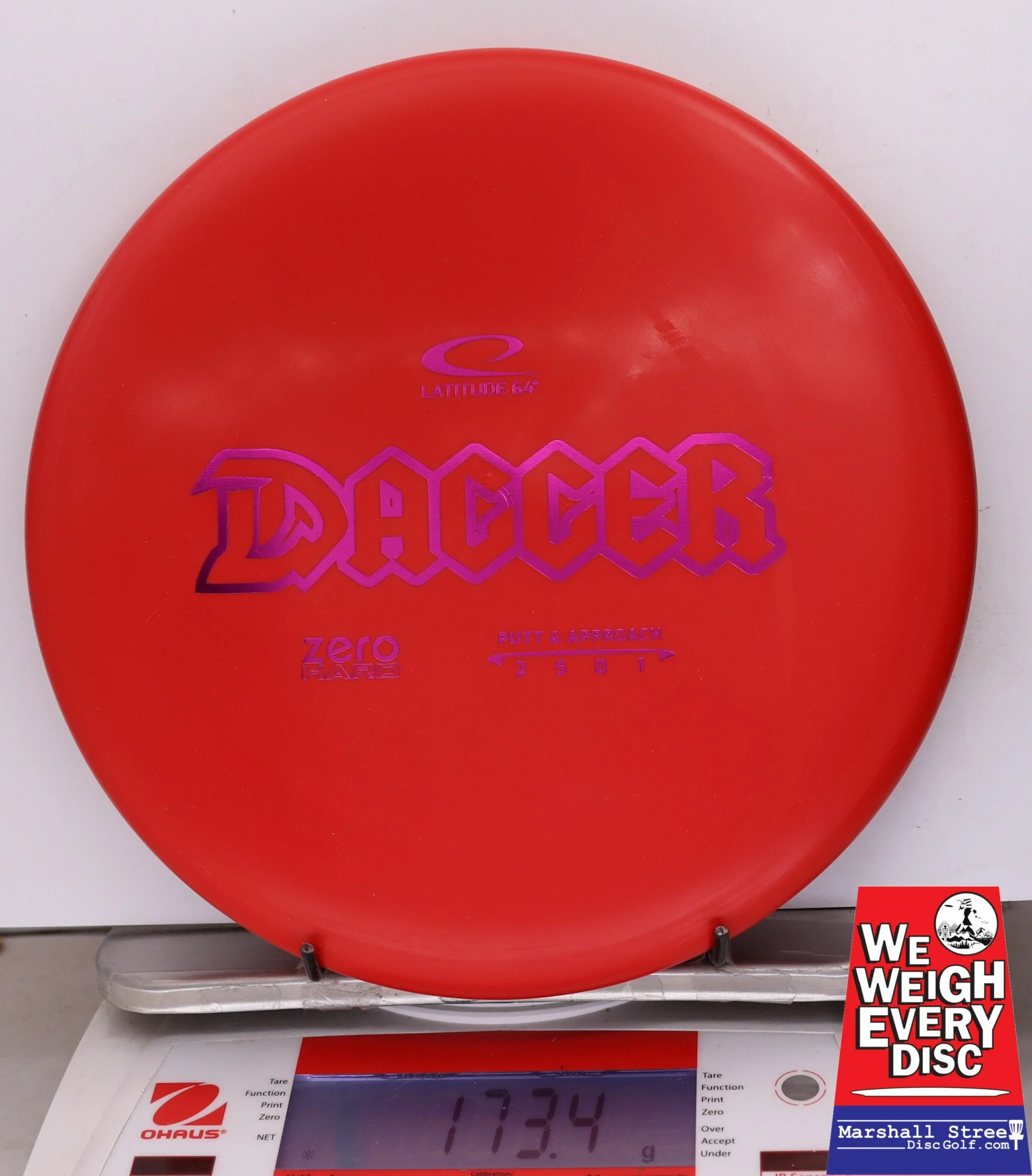 071373 Zero Hard Dagger - #01 Red, 173