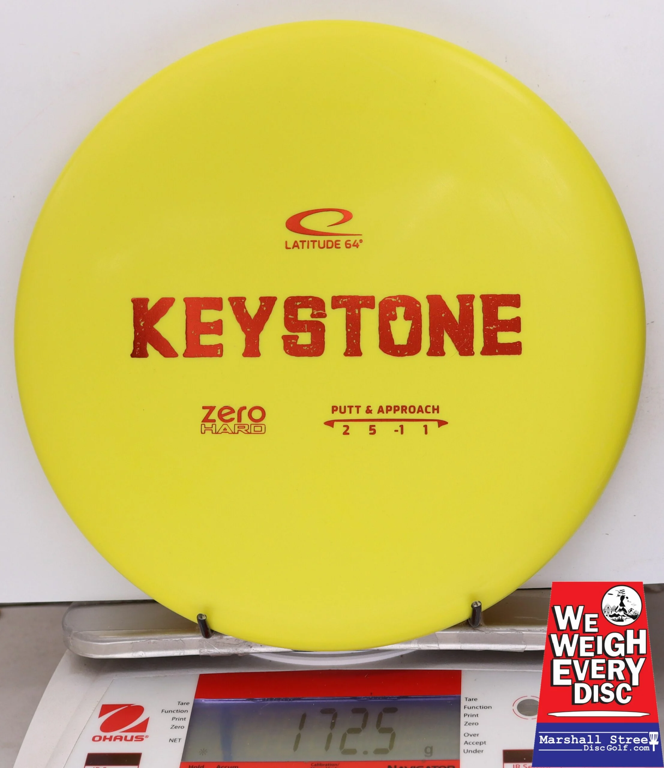 071389 Zero Hard Keystone - #07 Yellow, 173