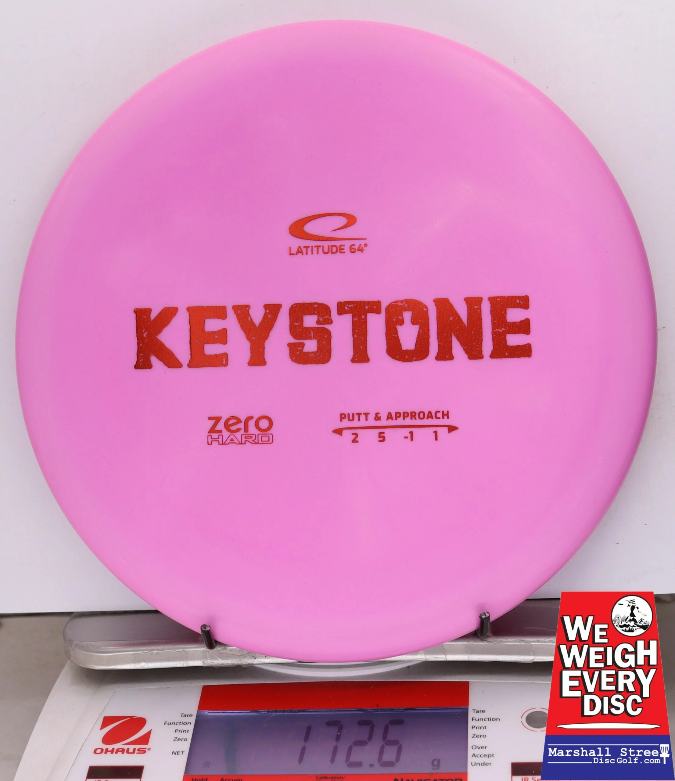 071395 Zero Hard Keystone - #13 Pink, 173