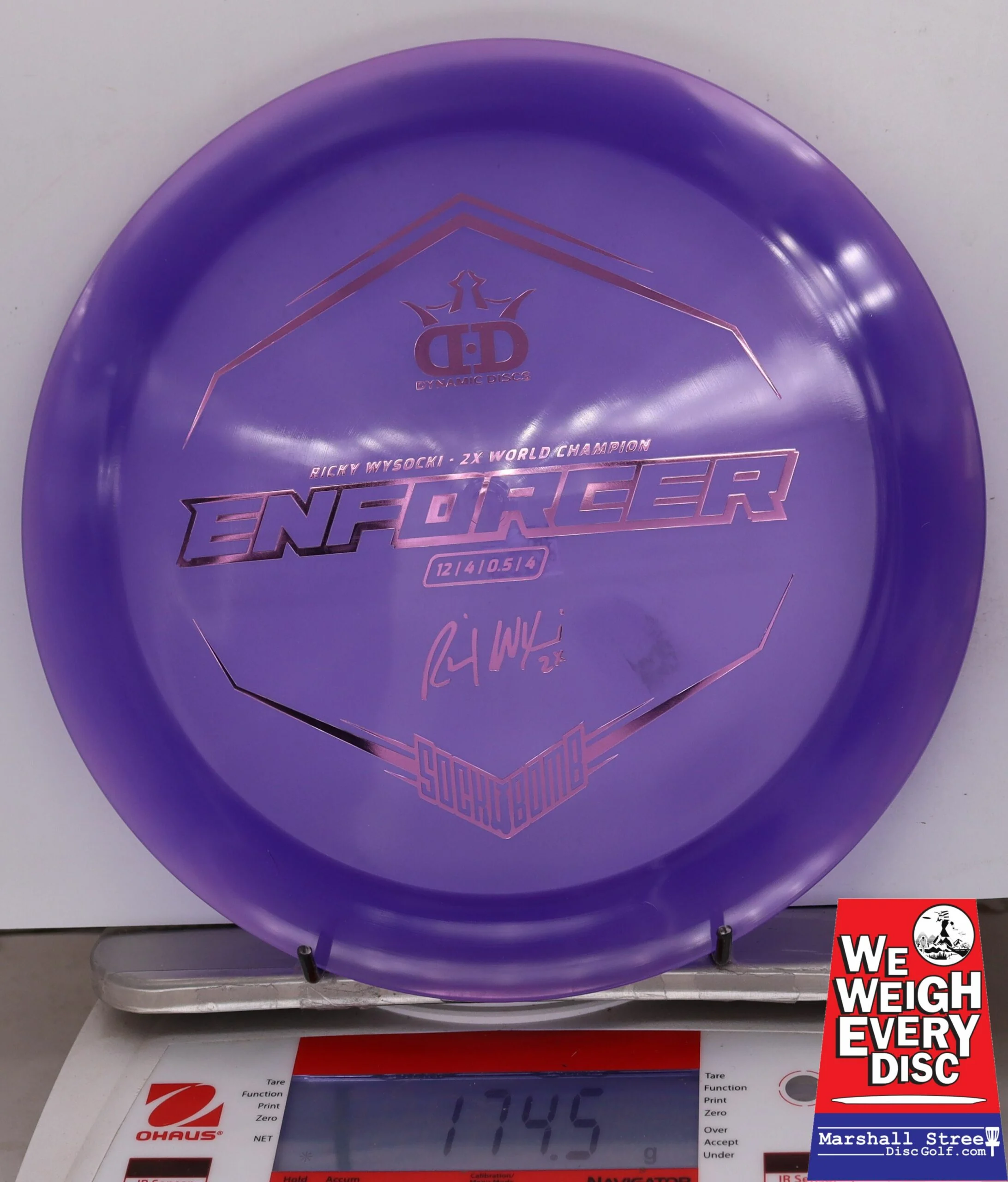 071514 Lucid Ice Enforcer, Ricky Wysocki 2X - #28 Purple, 175