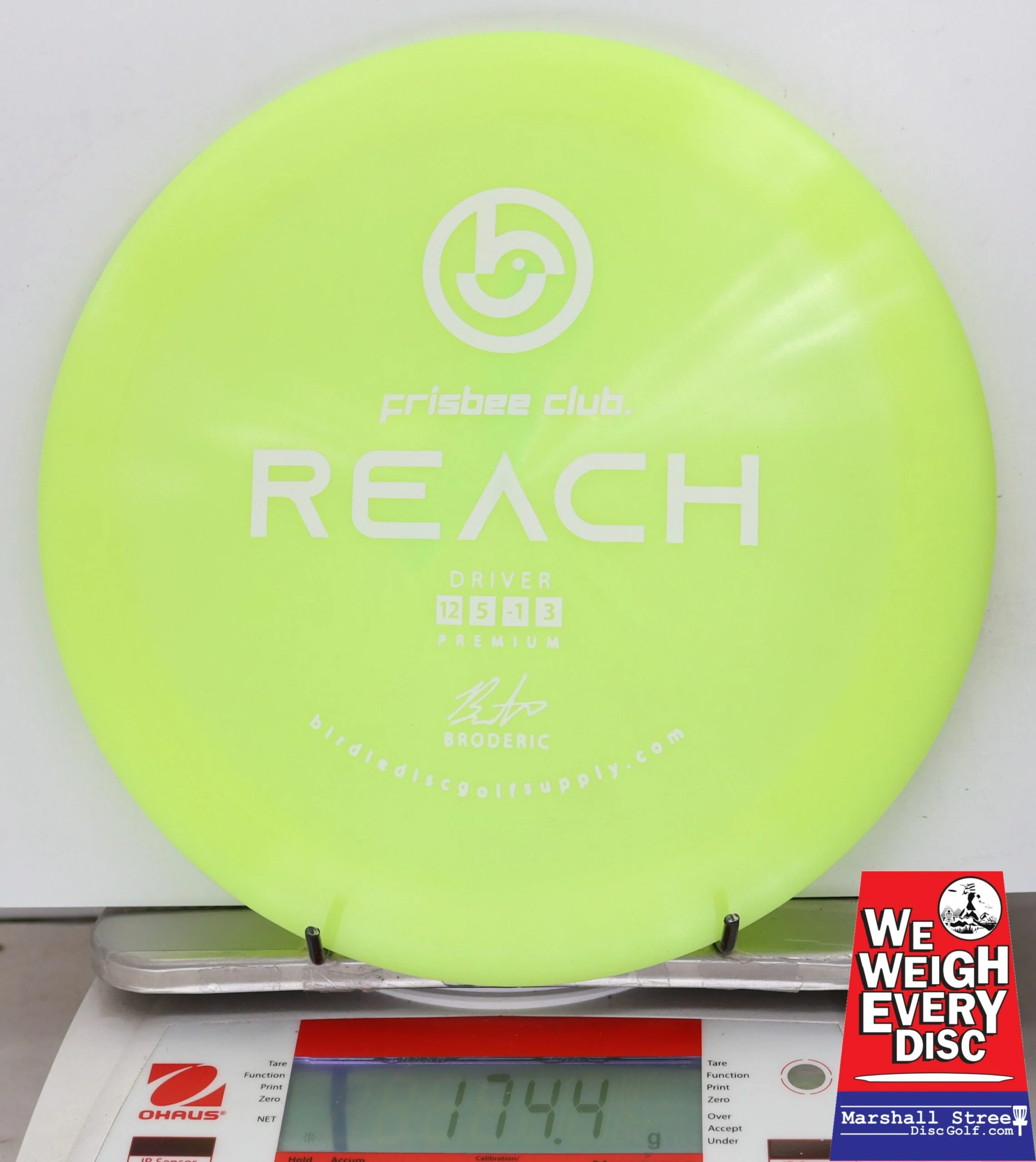 074715 Premium Reach, Frisbee Club Edition - #11 NYellow, 174