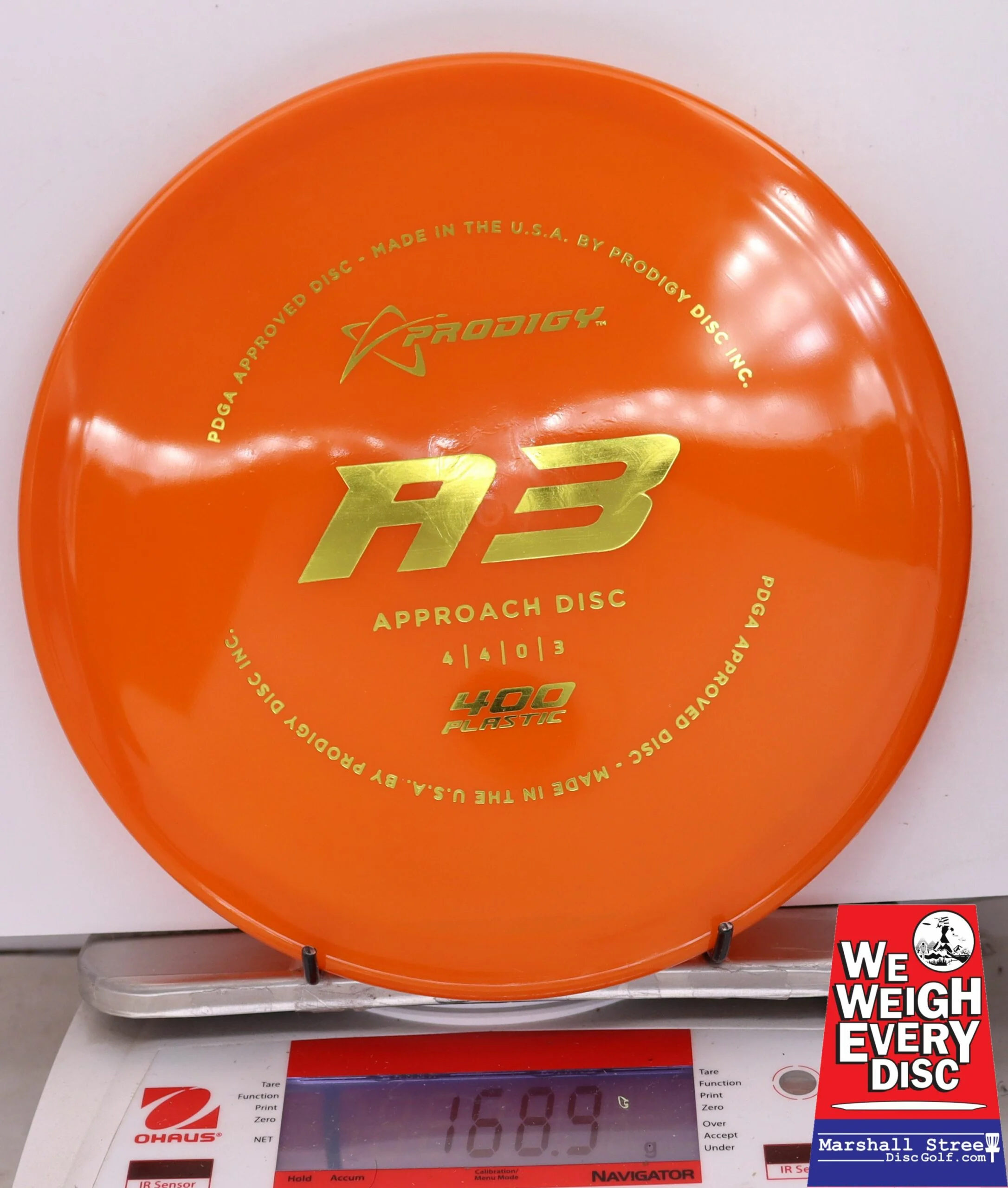 077547 Prodigy A3, 400 - #04 Orange, 169