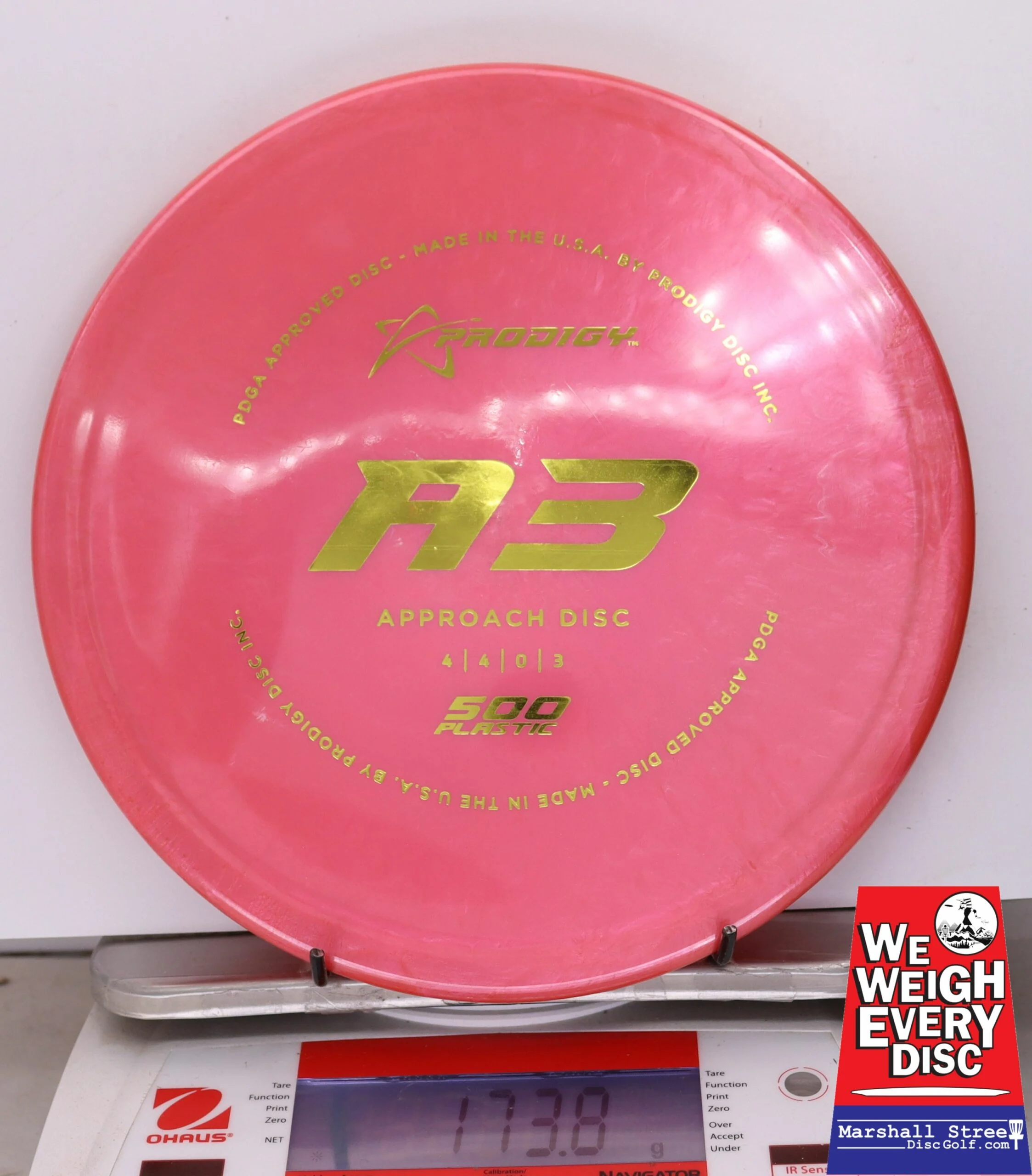 077857 Prodigy A3, 500 - #04 PinkRed, 174