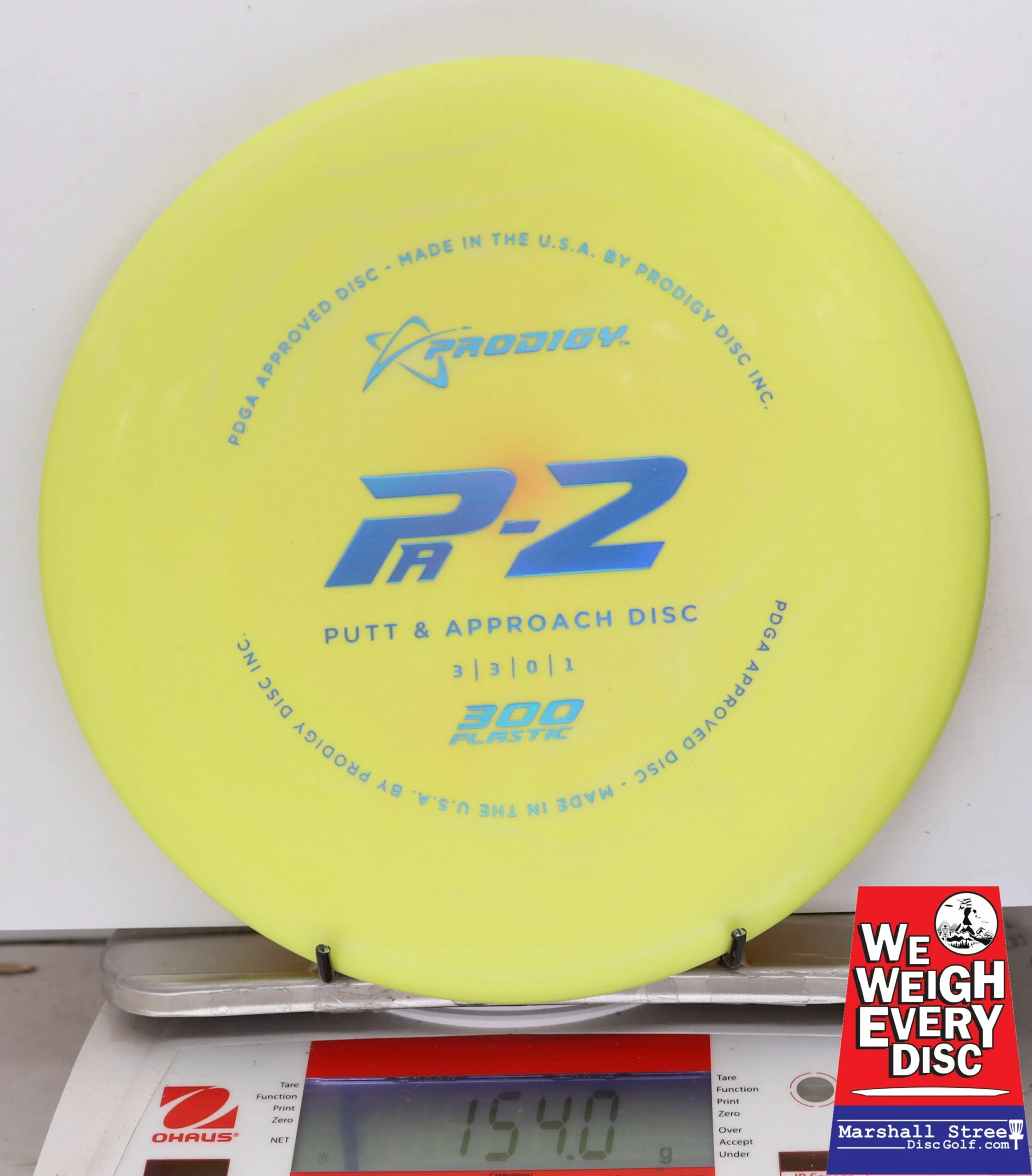 078210 Prodigy PA2, 300 - #10 Yellow, 154