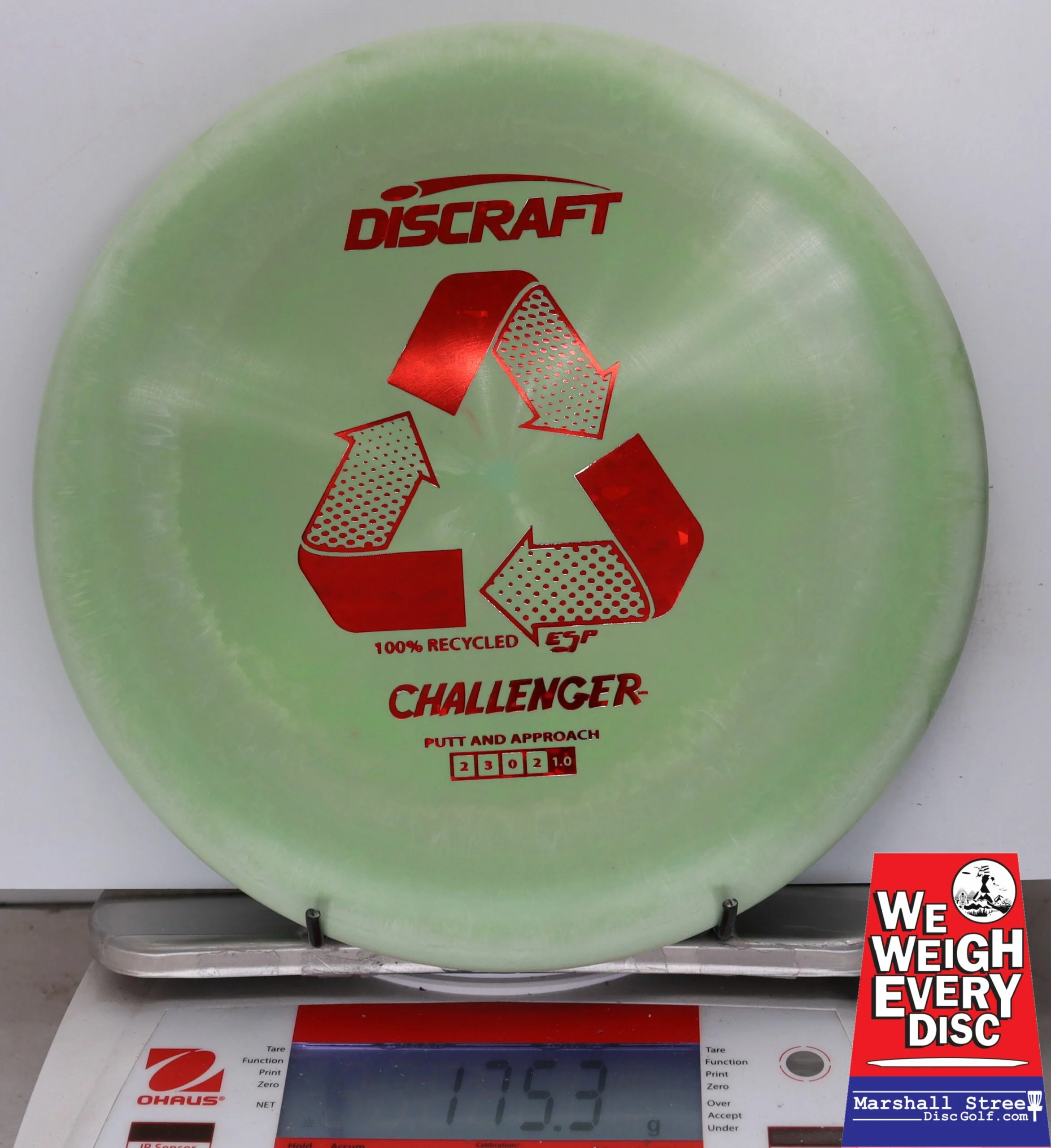 084039 Recycled ESP Challenger - #27 Green, 175