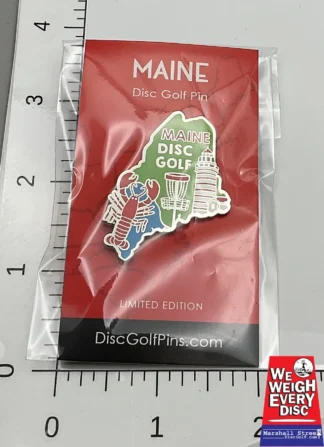 Maine Disc Golf Pin, Disc Golf Pins