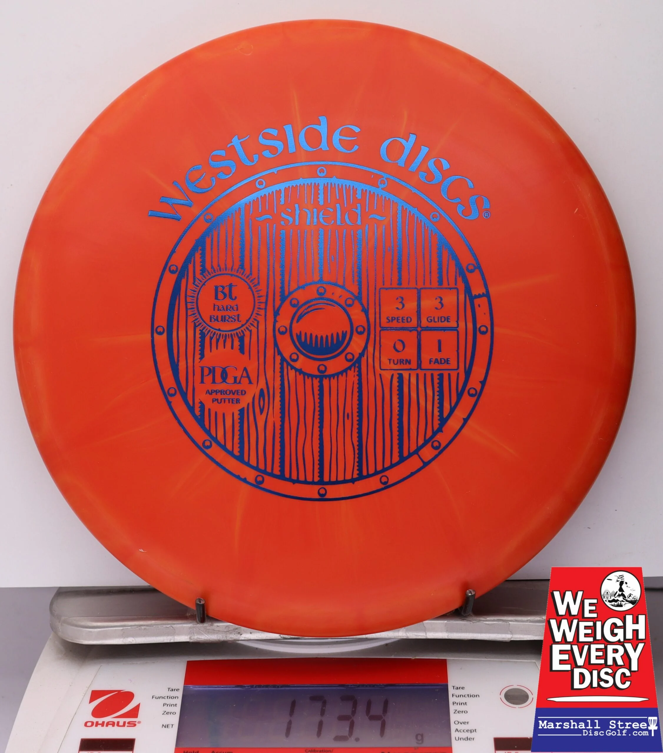 091023 Bt Hard Burst Shield - #25 RedOrange, 173