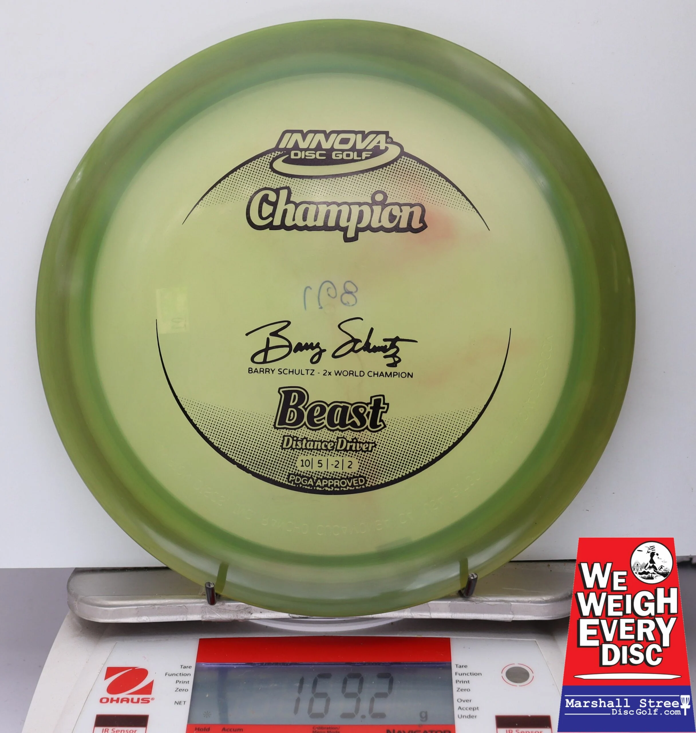091616 Champion Beast, Barry Schultz 2x - #01 Green, 169