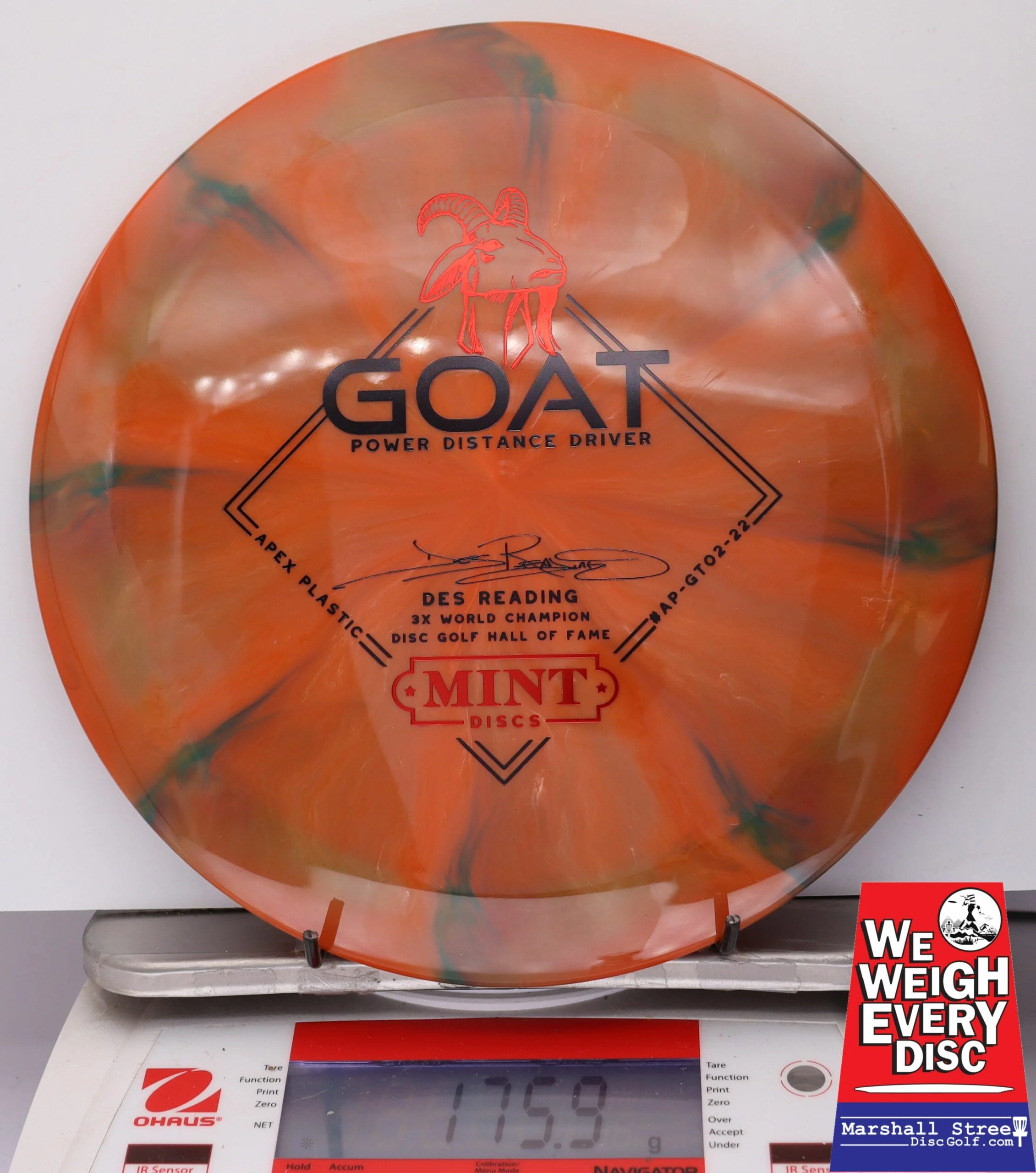091986 Swirly Apex Goat, Des Reading - #63 BurntOrange, 176