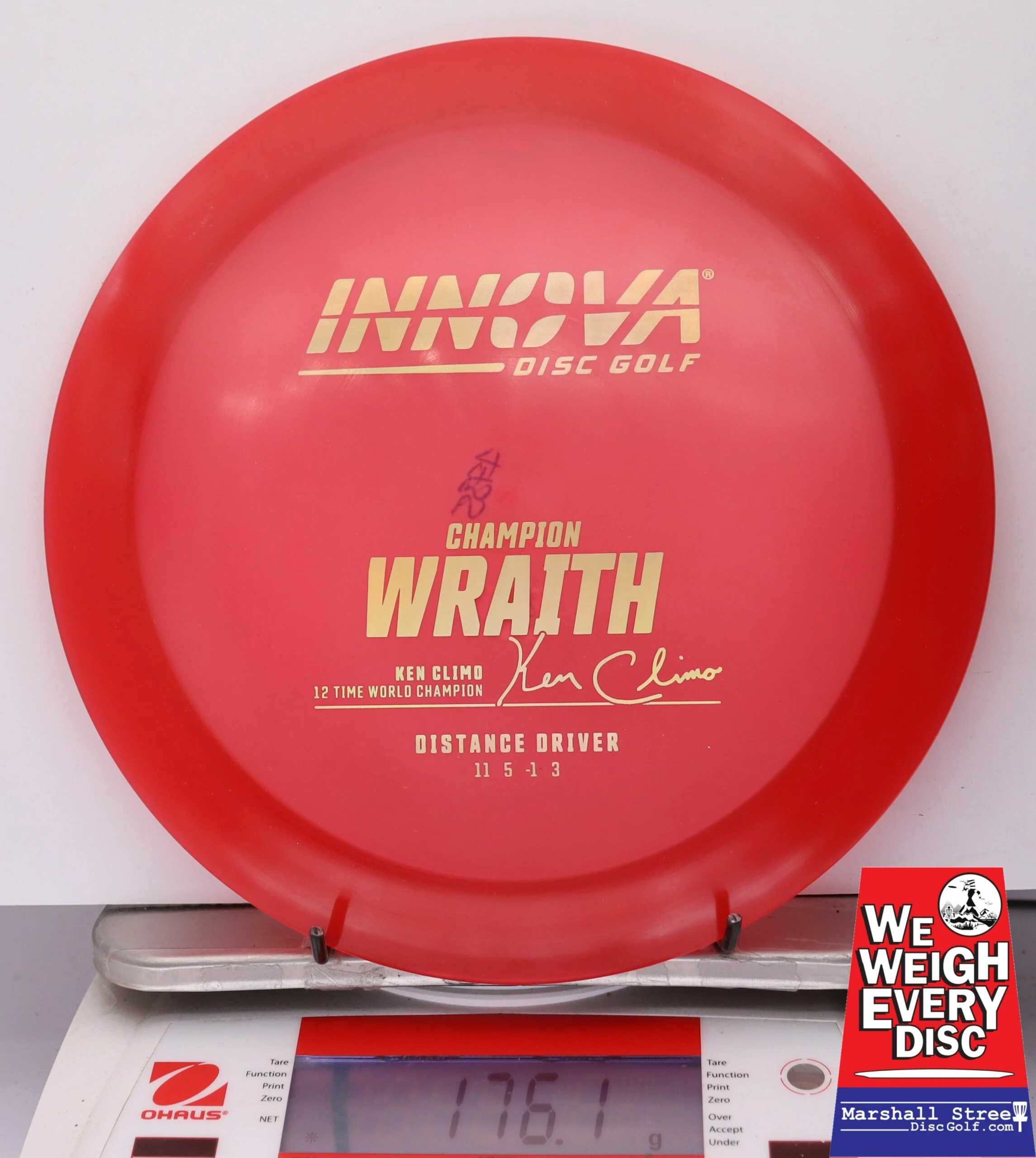 093907 Champion Wraith, Ken Climo 12X - #22 Red, 176