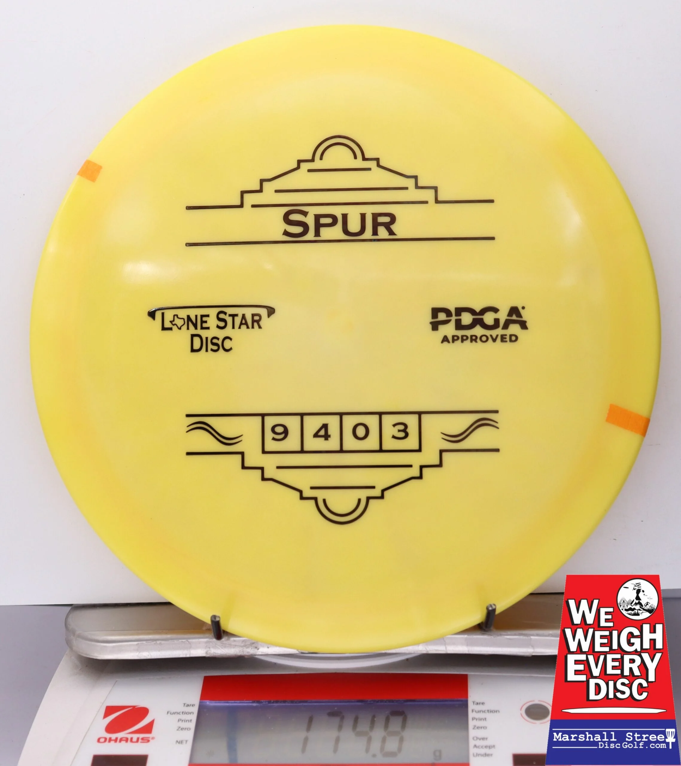 095335 Bravo Spur - #10 Yellow, 175