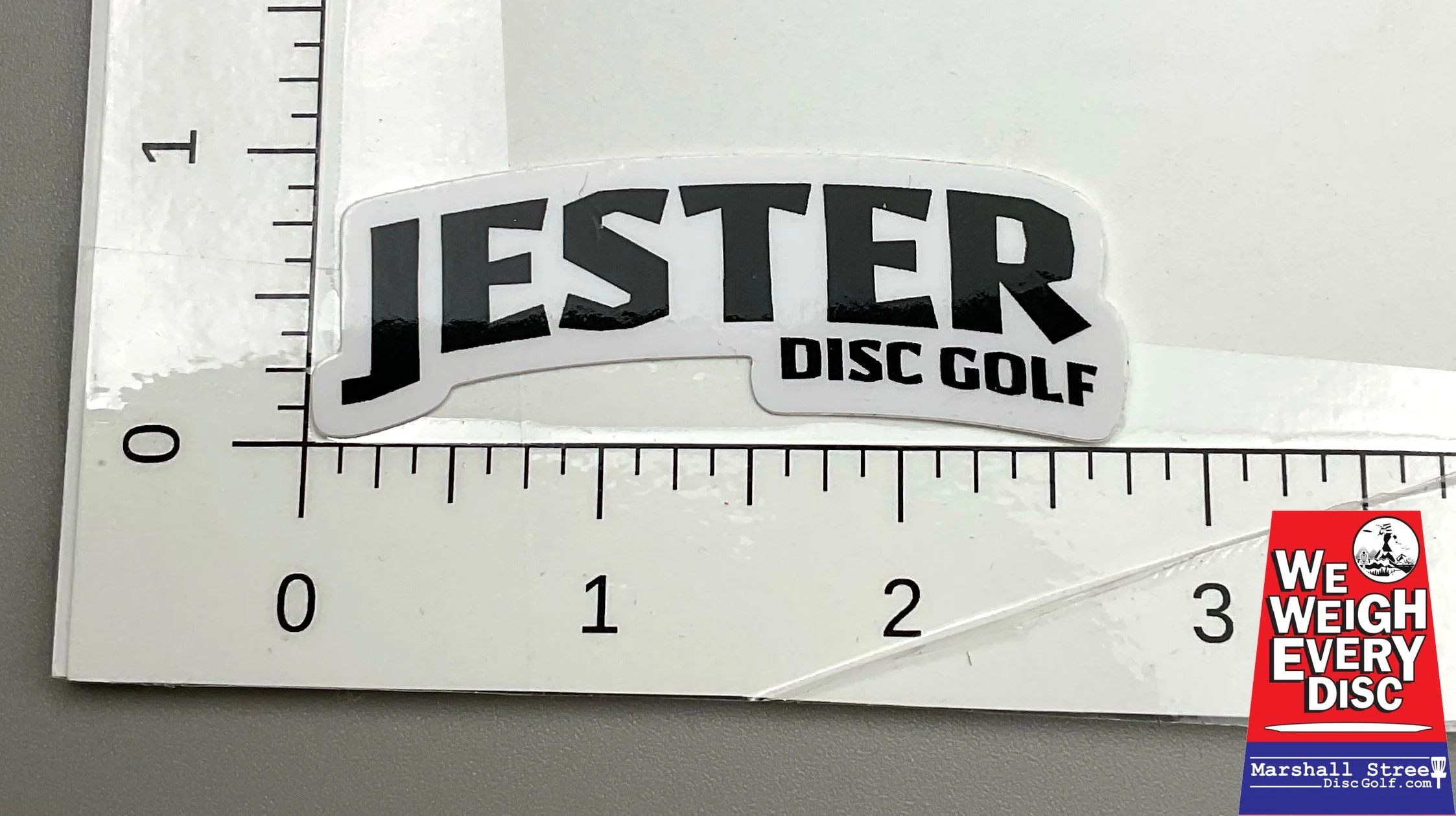 096592 Jester Disc Golf Stickers - #03 WhiteBlack, Jester