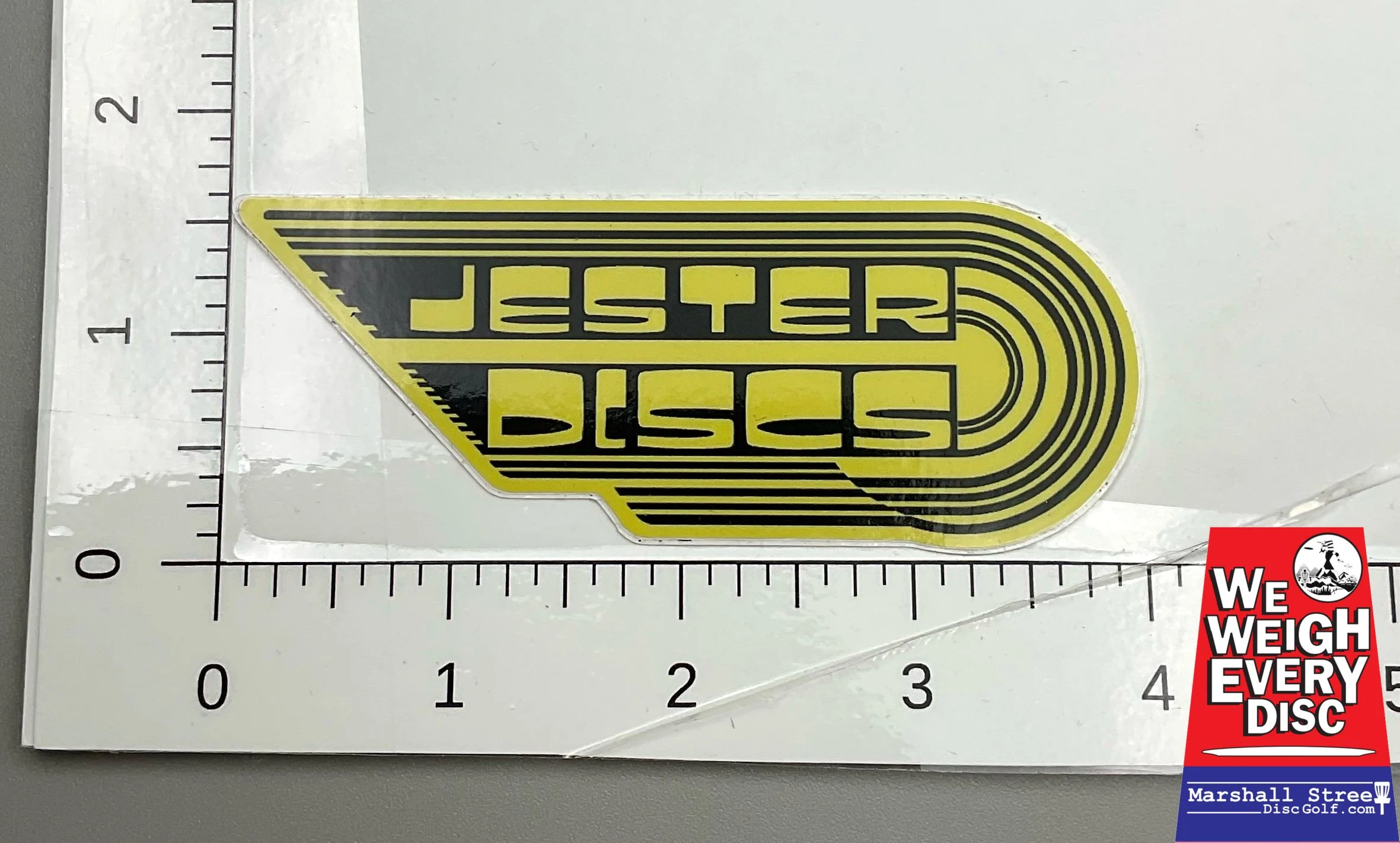 096593 Jester Disc Golf Stickers - #04 YelloBlack, Jester