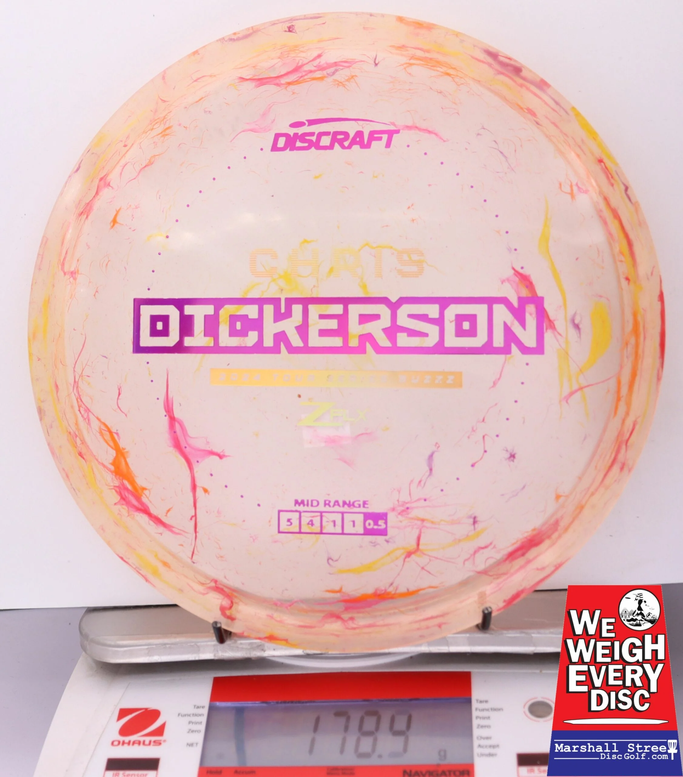098780 Z FLX Jawbreaker Buzzz, Chris Dickerson Tour Series '24 - #14 OrnRdYlo, 179
