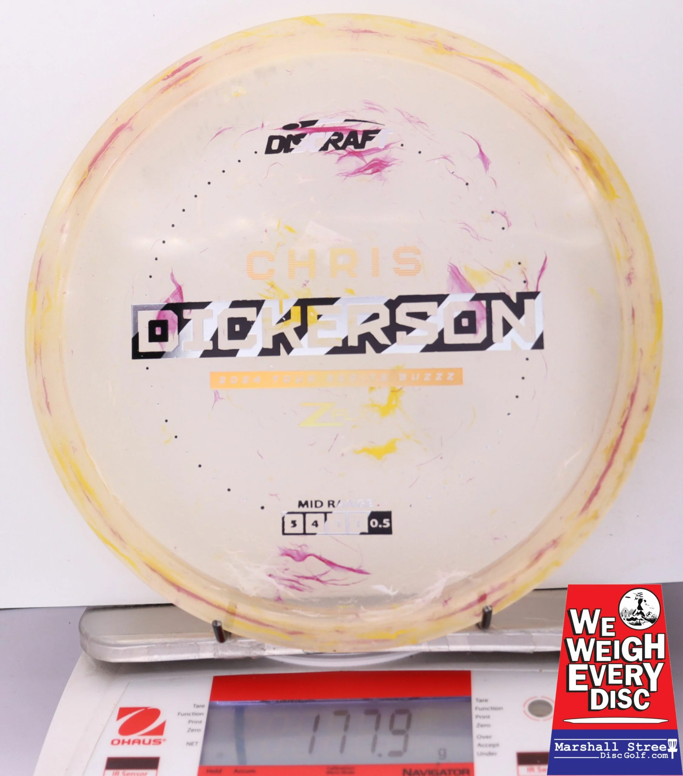 098786 Z FLX Jawbreaker Buzzz, Chris Dickerson Tour Series '24 - #20 YlloRed, 178