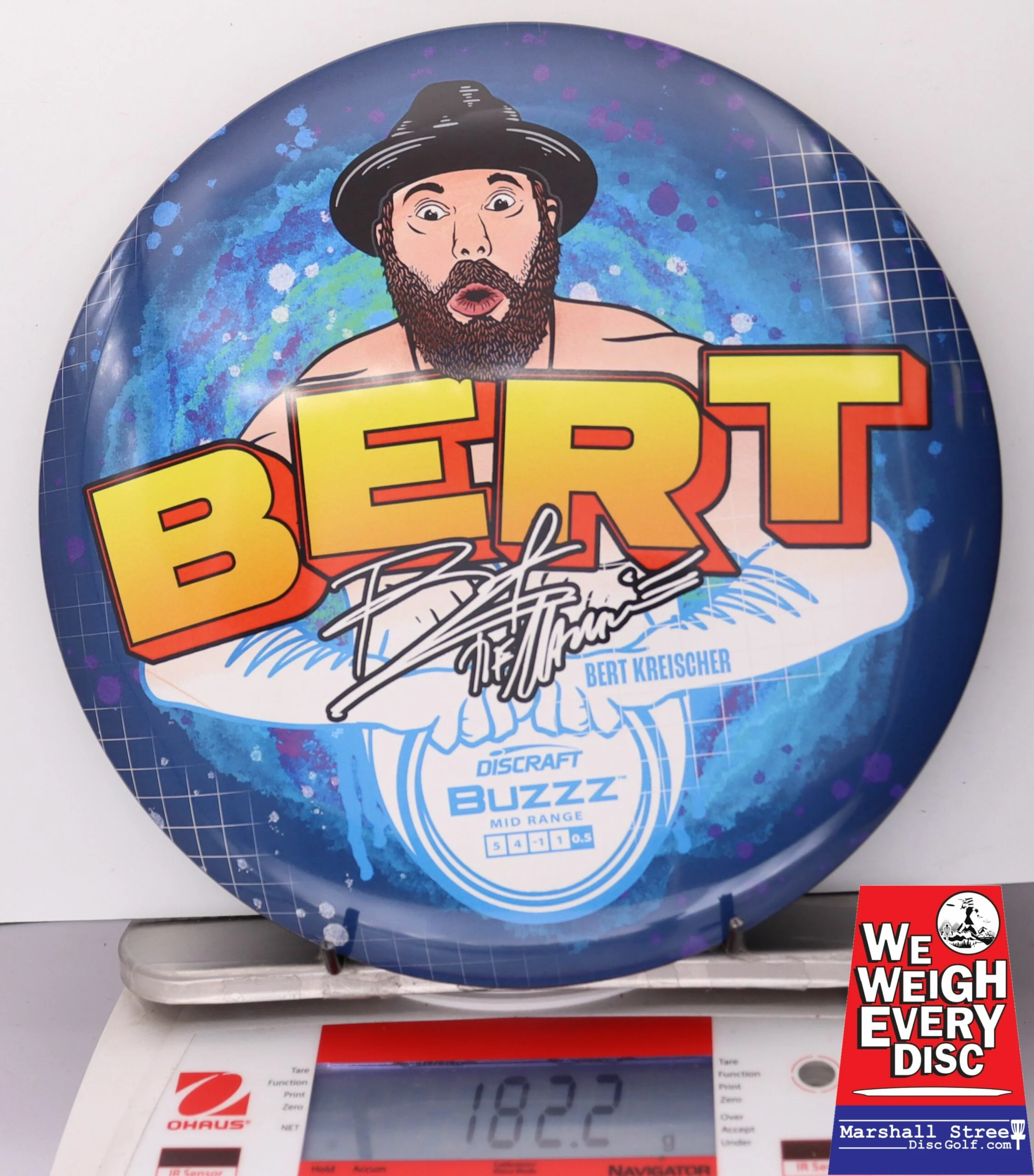 098815 SuperColor ESP Buzzz, Bert Kreischer - #14 BlueYellow, 182