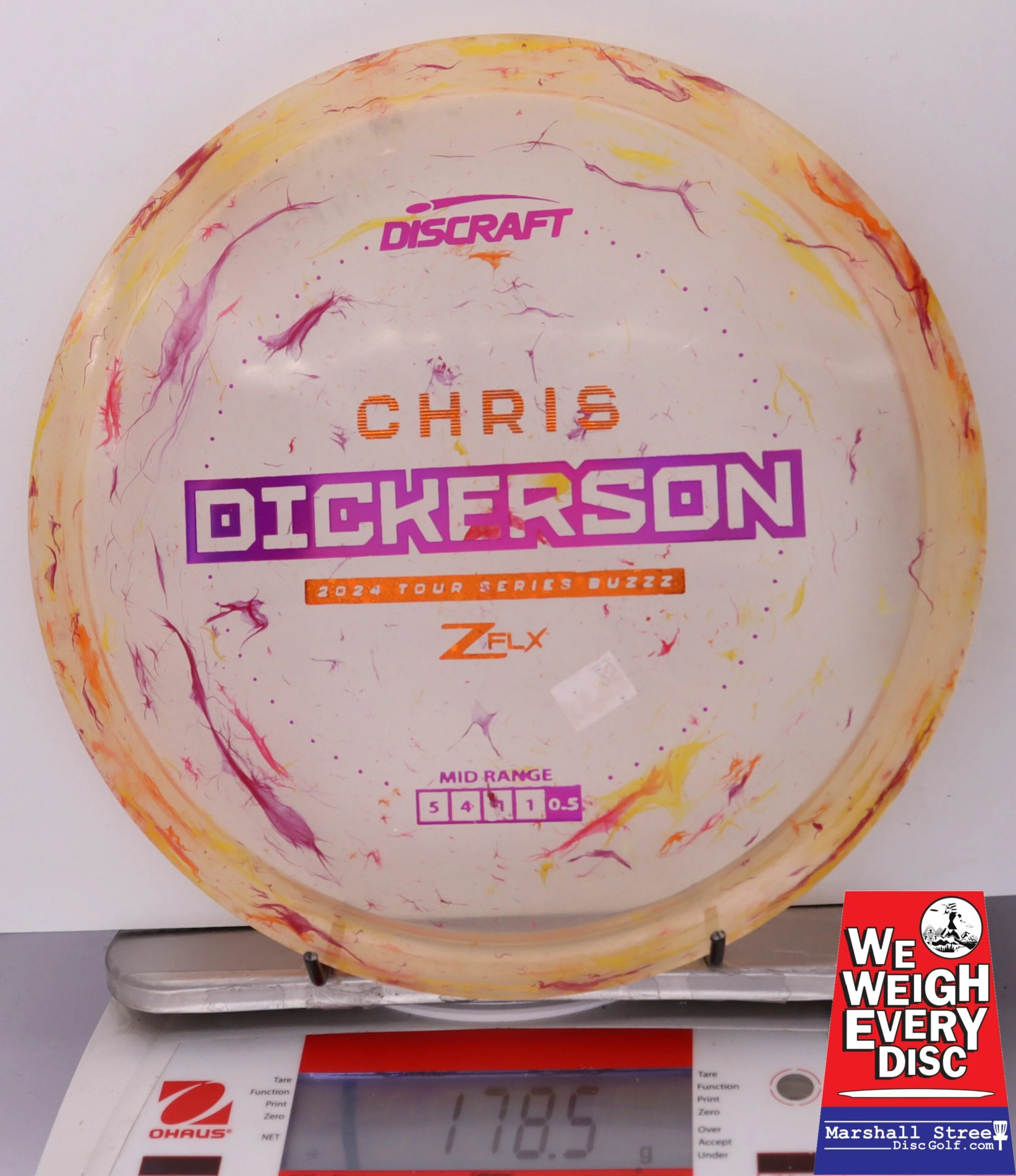 099515 Z FLX Jawbreaker Buzzz, Chris Dickerson Tour Series '24 - #25 YloOrnRed, 179