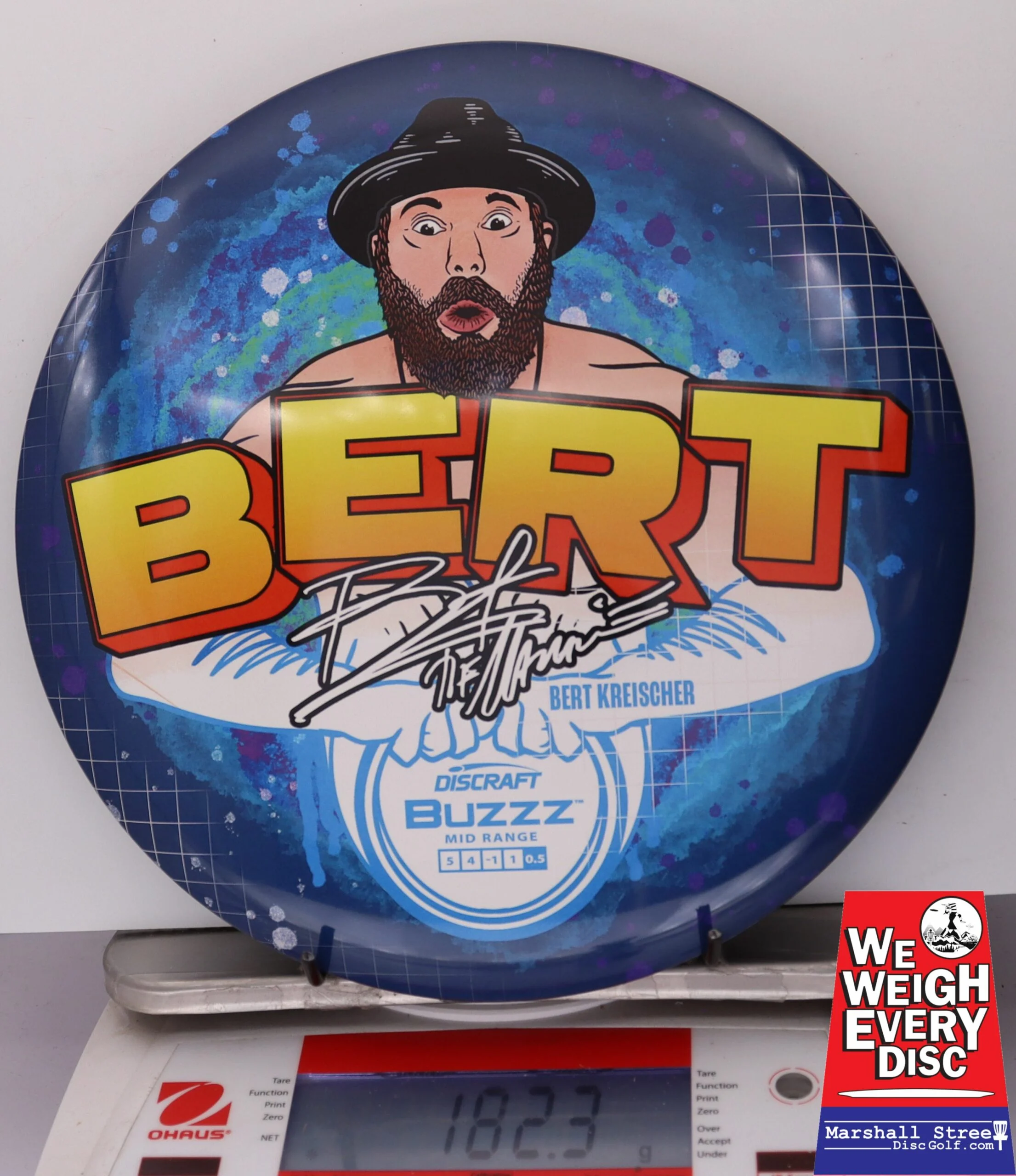 099928 SuperColor ESP Buzzz, Bert Kreischer - #18 BlueYellow, 182