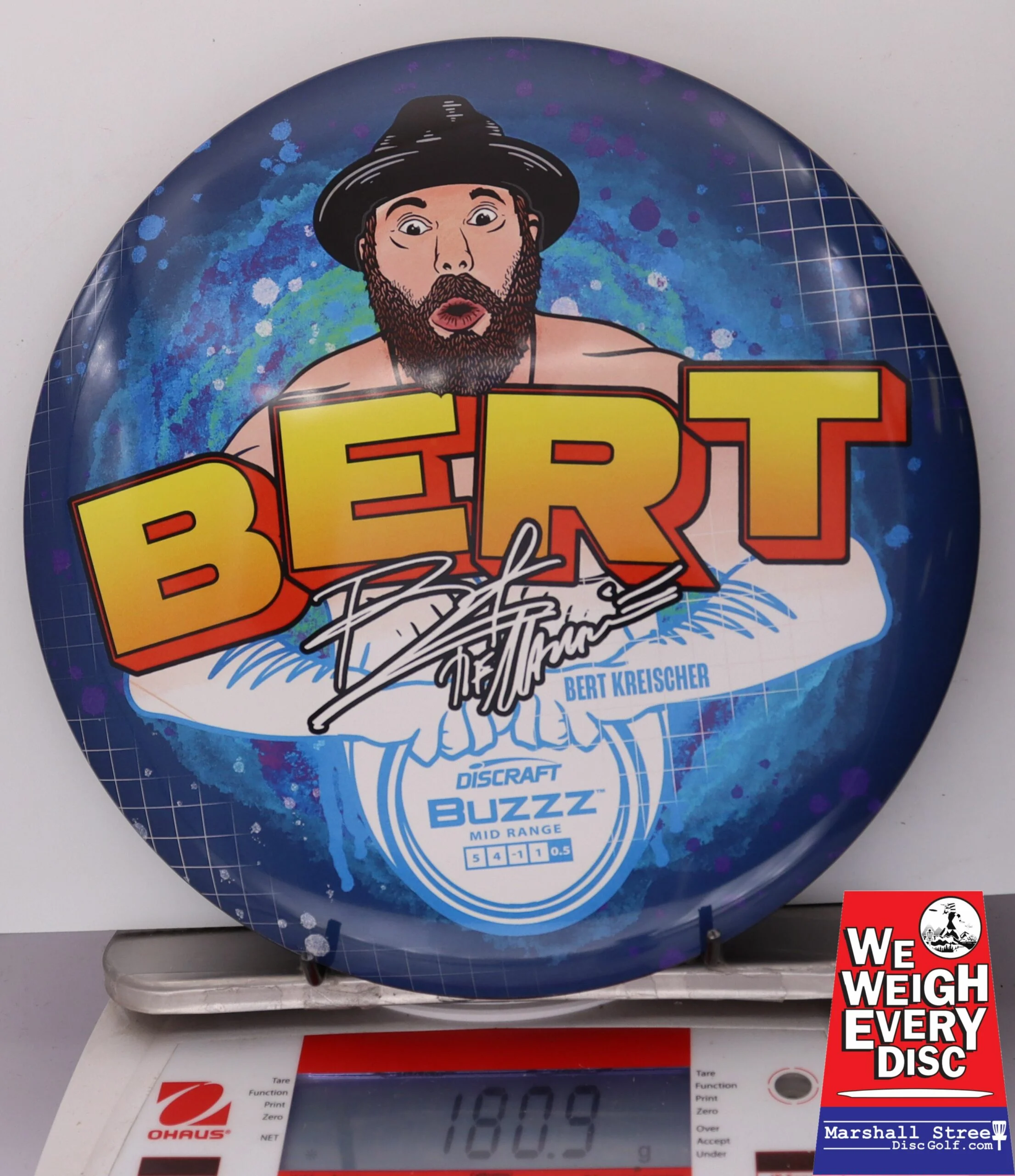 099929 SuperColor ESP Buzzz, Bert Kreischer - #19 BlueYellow, 181