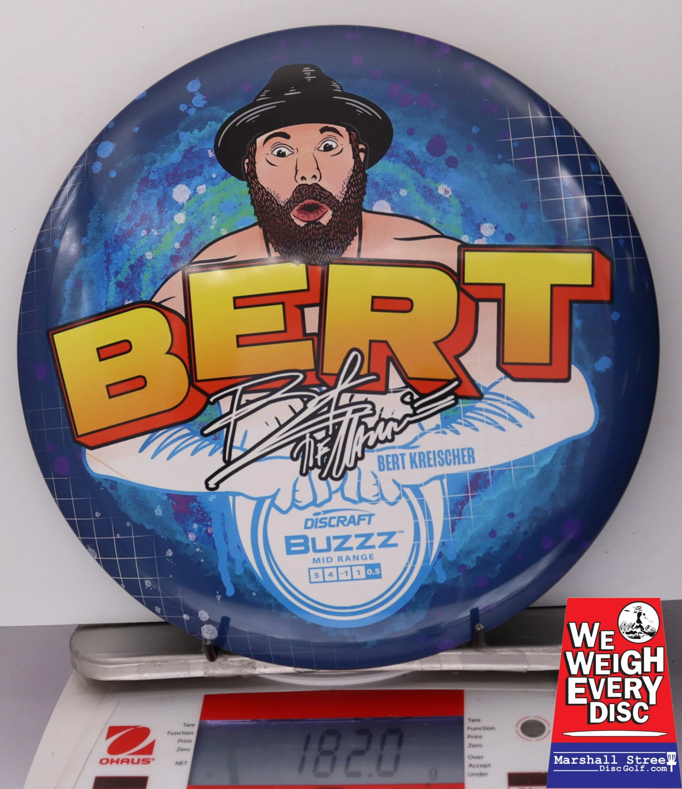 099930 SuperColor ESP Buzzz, Bert Kreischer - #20 BlueYellow, 182