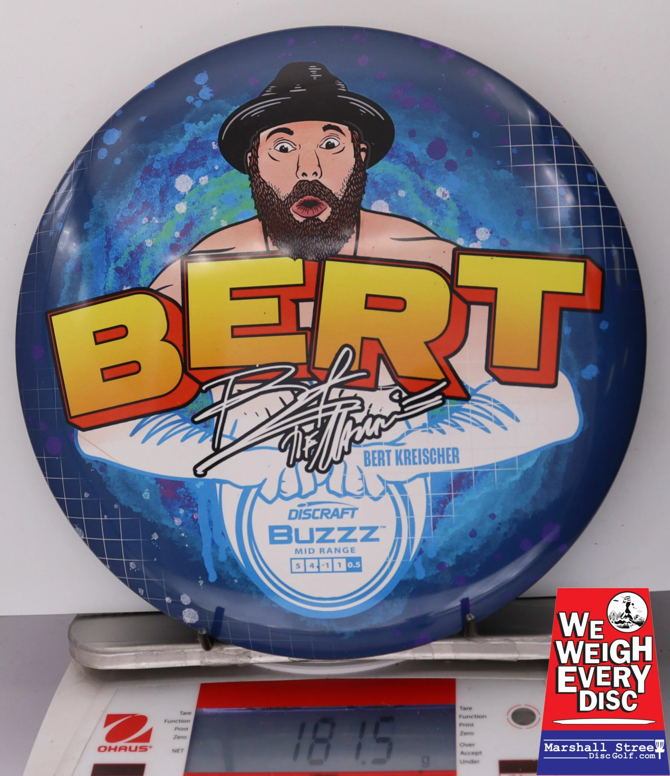 099935 SuperColor ESP Buzzz, Bert Kreischer - #25 BlueYellow, 182