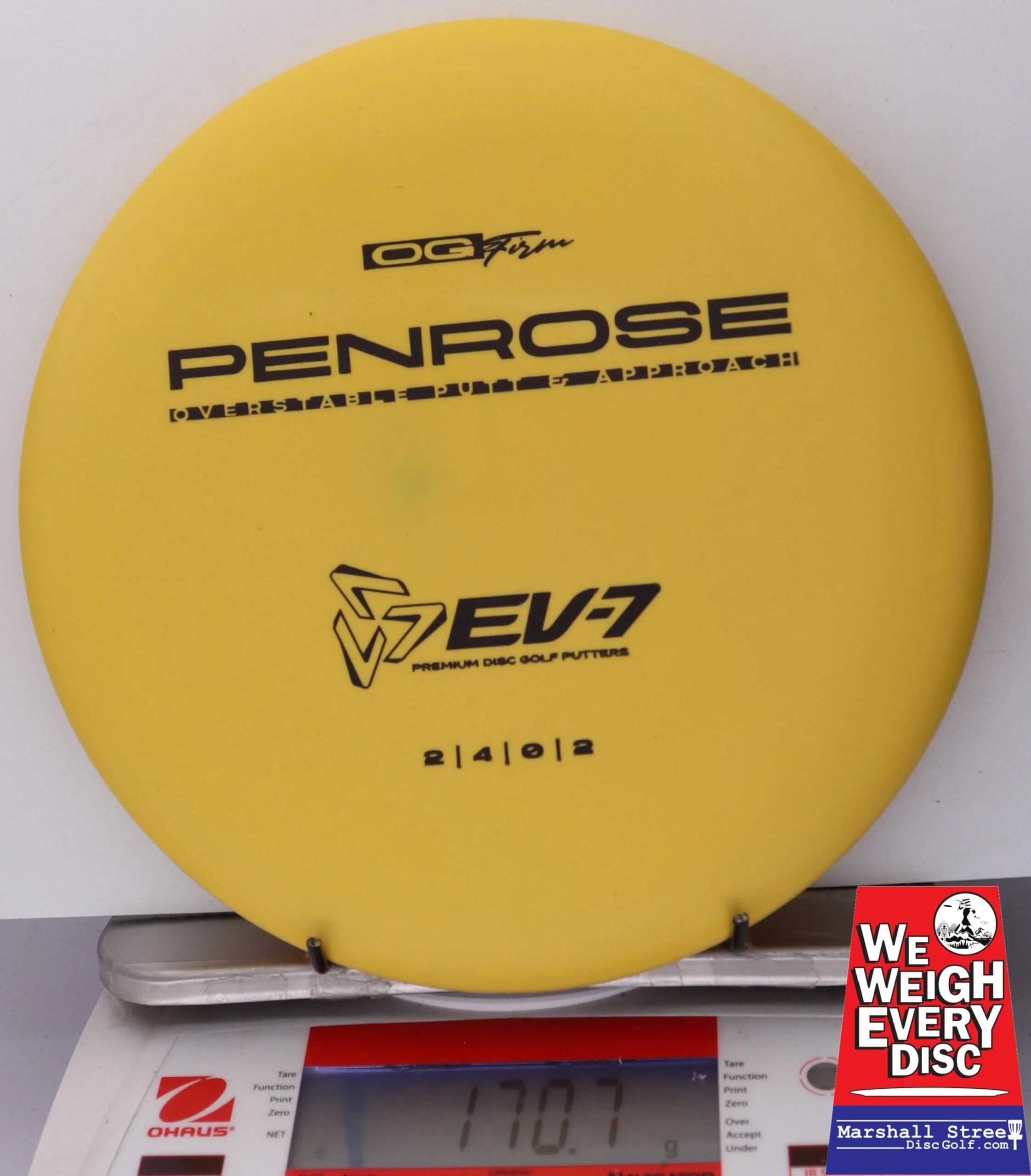100934 EV-7 Penrose, OG Firm - #24 Yellow, 171