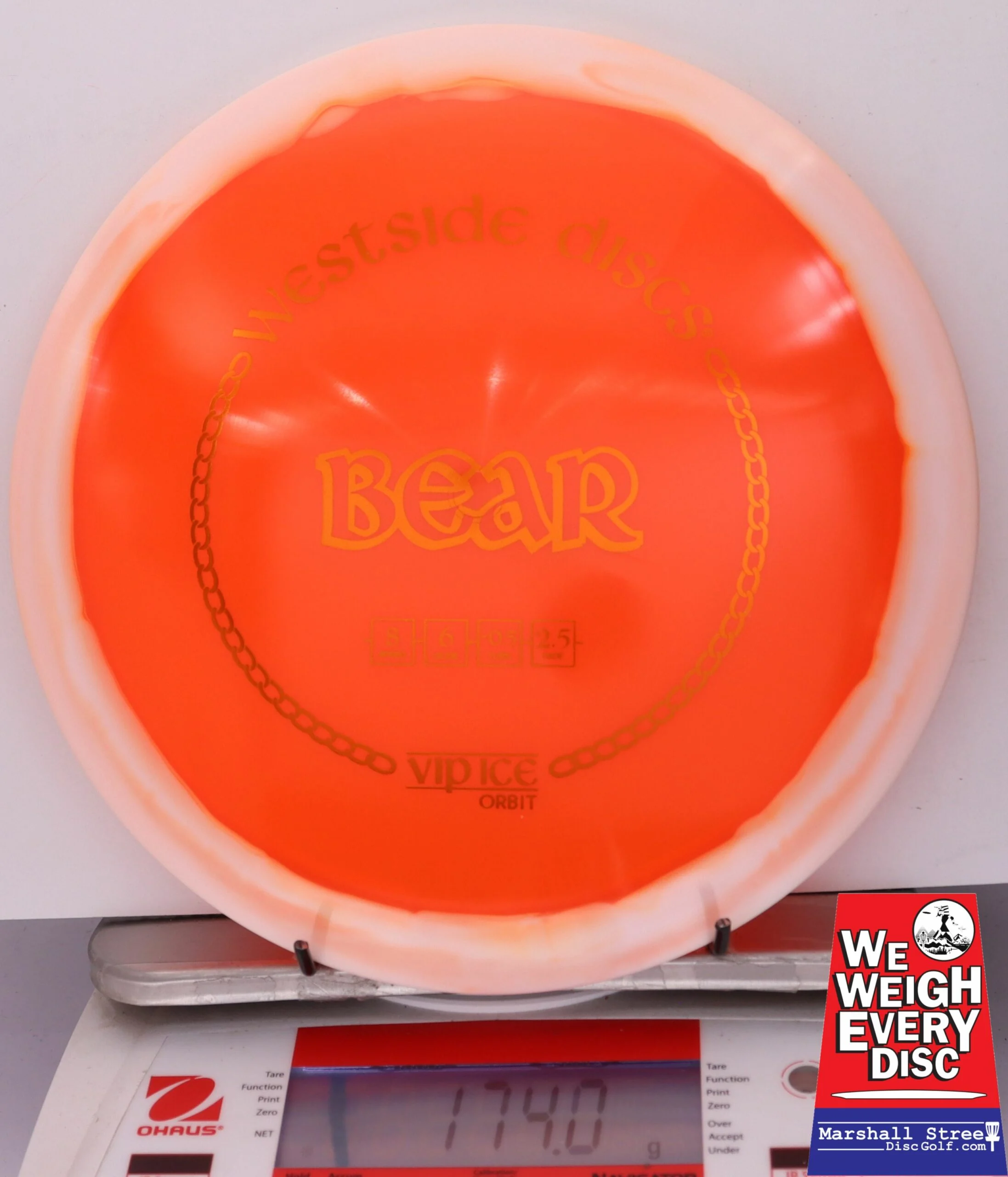 101010 VIP Ice Orbit Bear - #38 W-Orange, 174