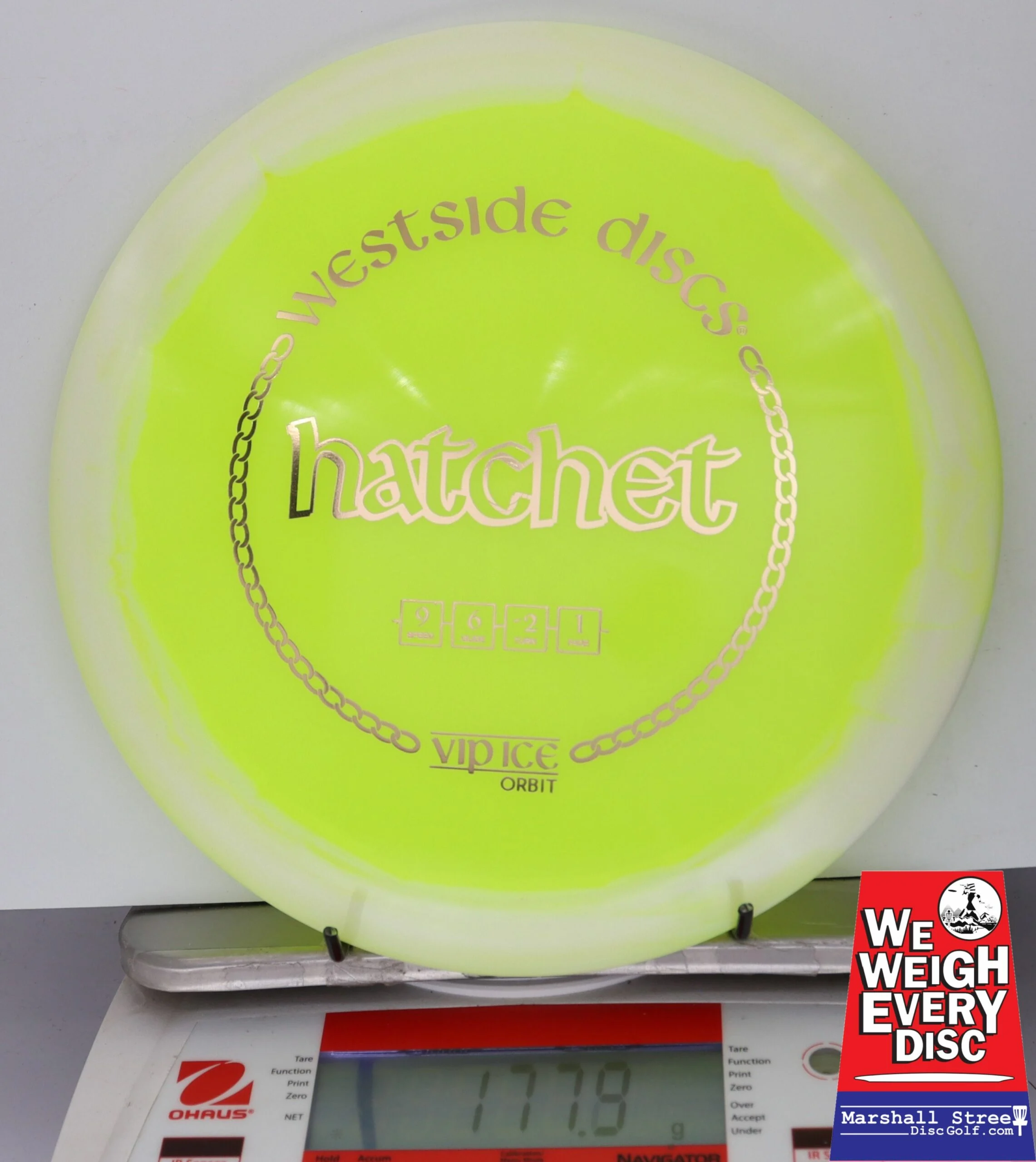 101173 VIP Ice Orbit Hatchet - #19 W-NYellow, 178