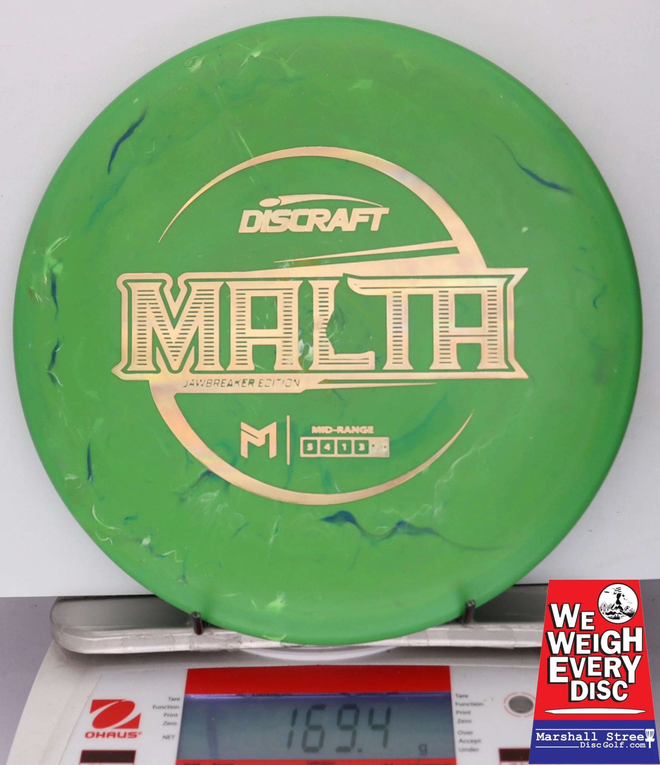101678 Jawbreaker Malta, Paul McBeth - #06 Green, 169