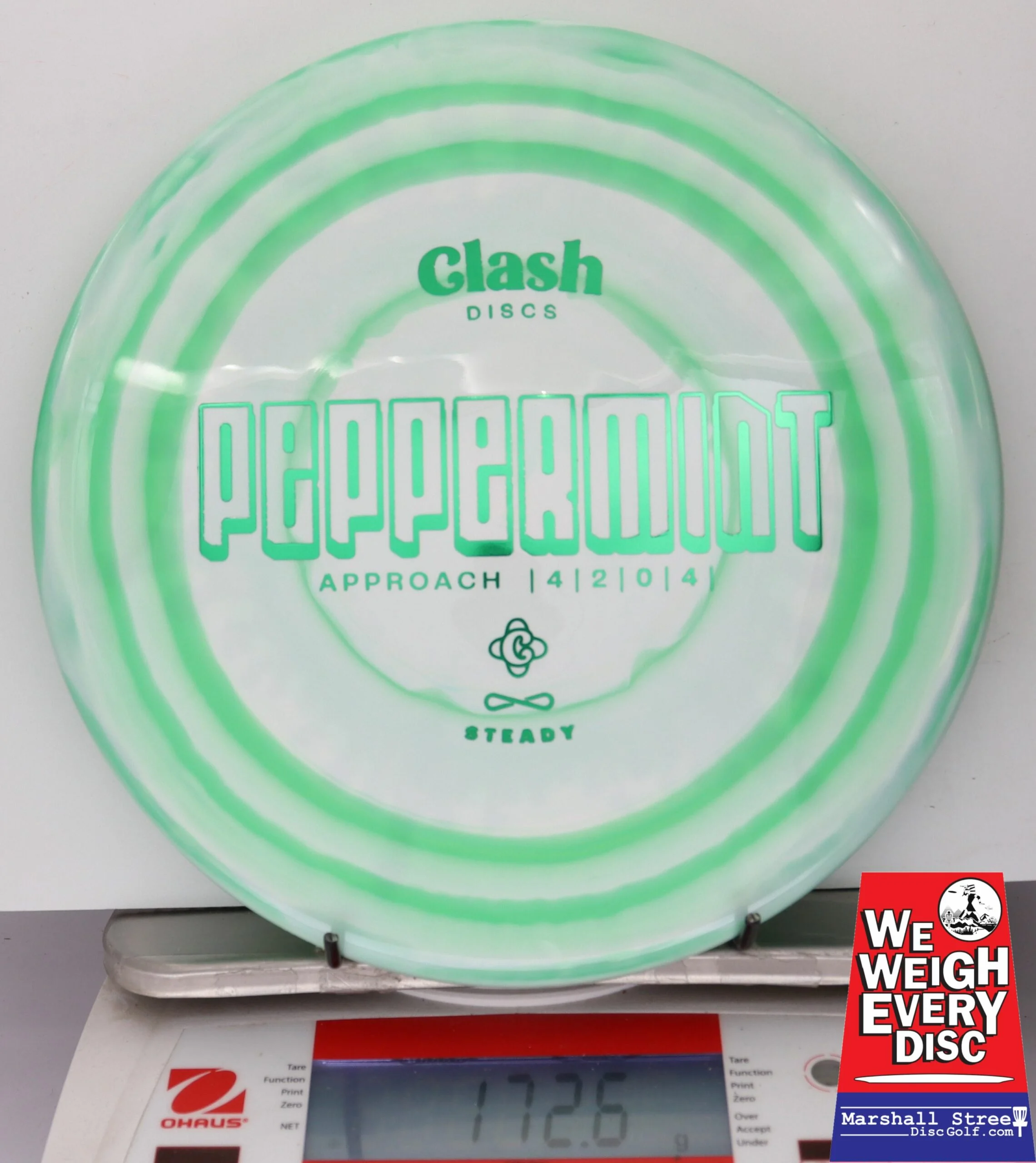 107569 Steady Ring Peppermint - #04 GreenWhite, 173