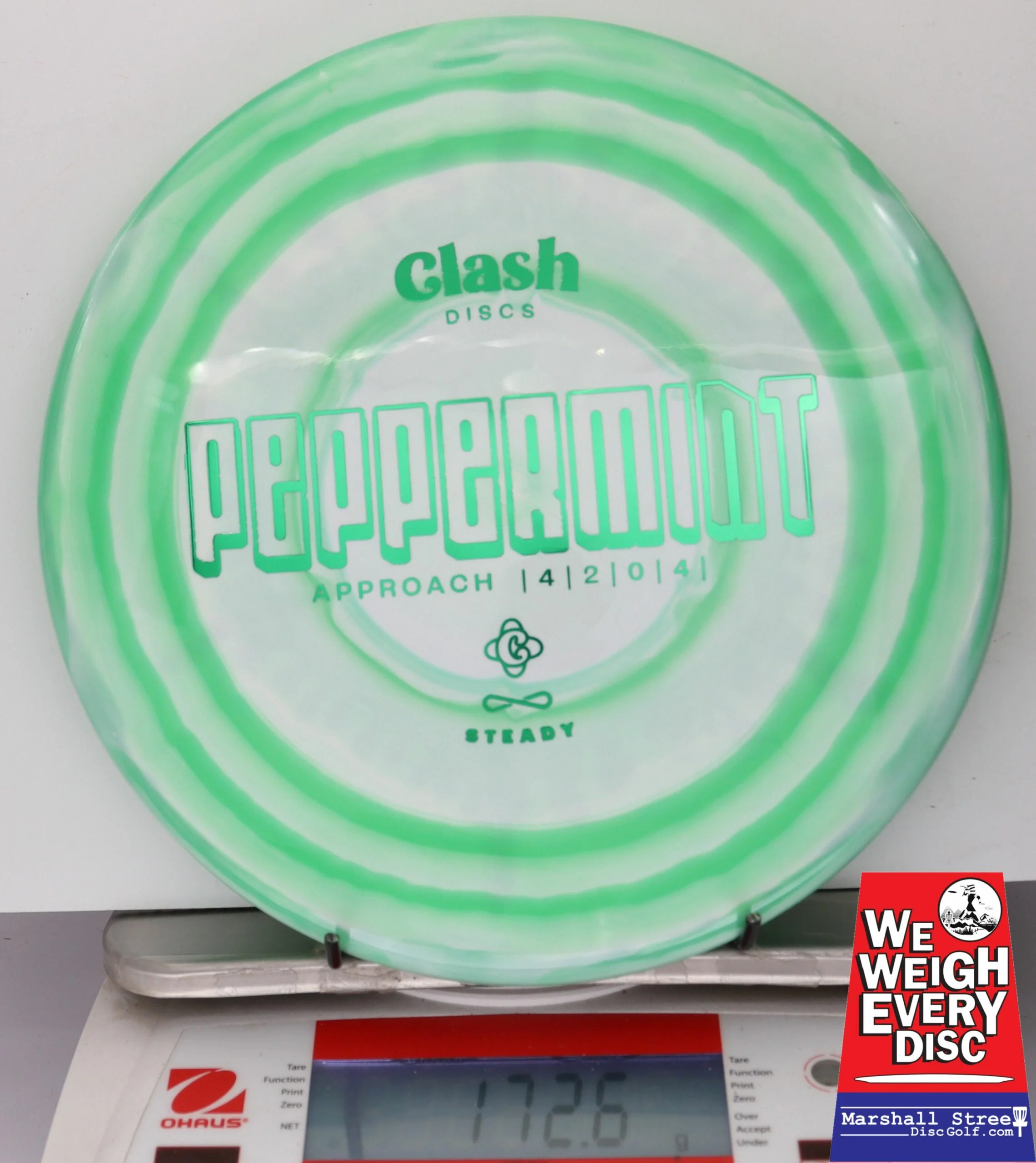 107573 Steady Ring Peppermint - #08 GreenWhite, 173
