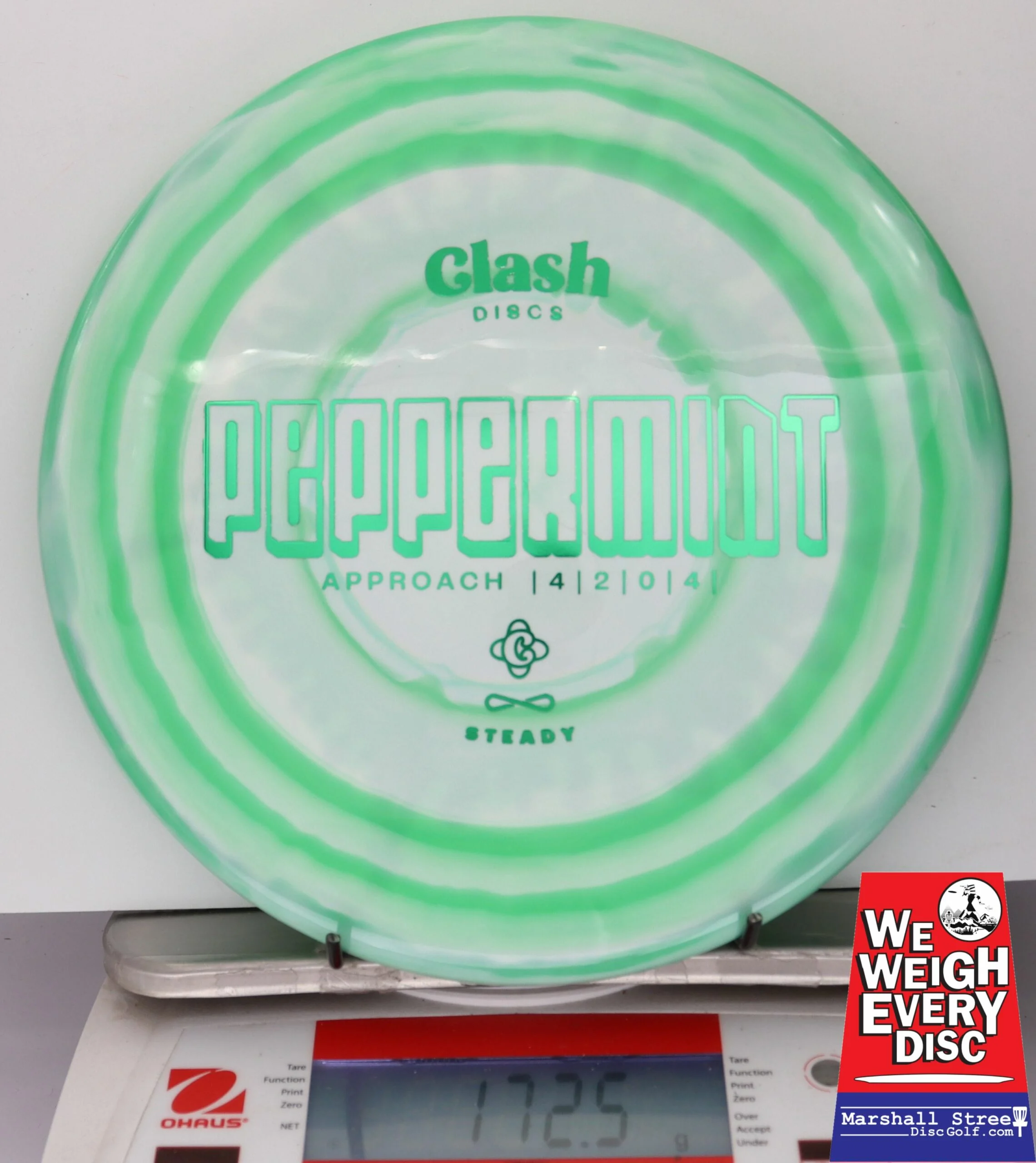107574 Steady Ring Peppermint - #09 GreenWhite, 173